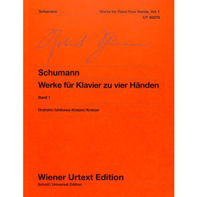 Vorderes Coverbild Werke für Klavier zu vier Händen Band 1