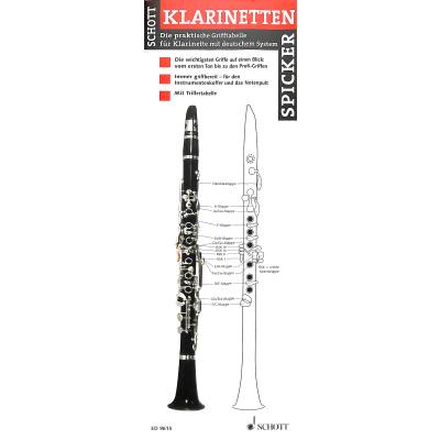 Vorderes Coverbild Klarinetten Spicker