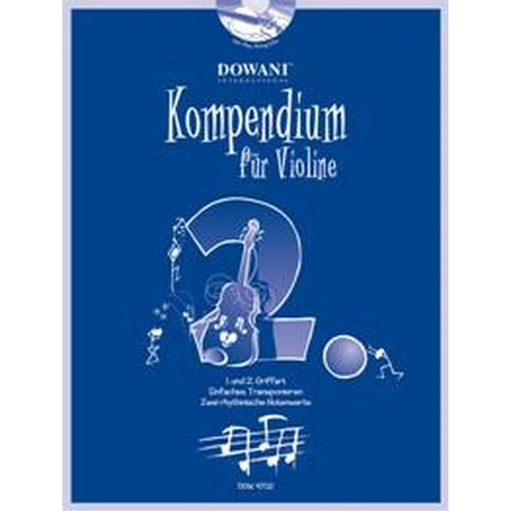 Vorderes Coverbild Kompendium für Violine 2
