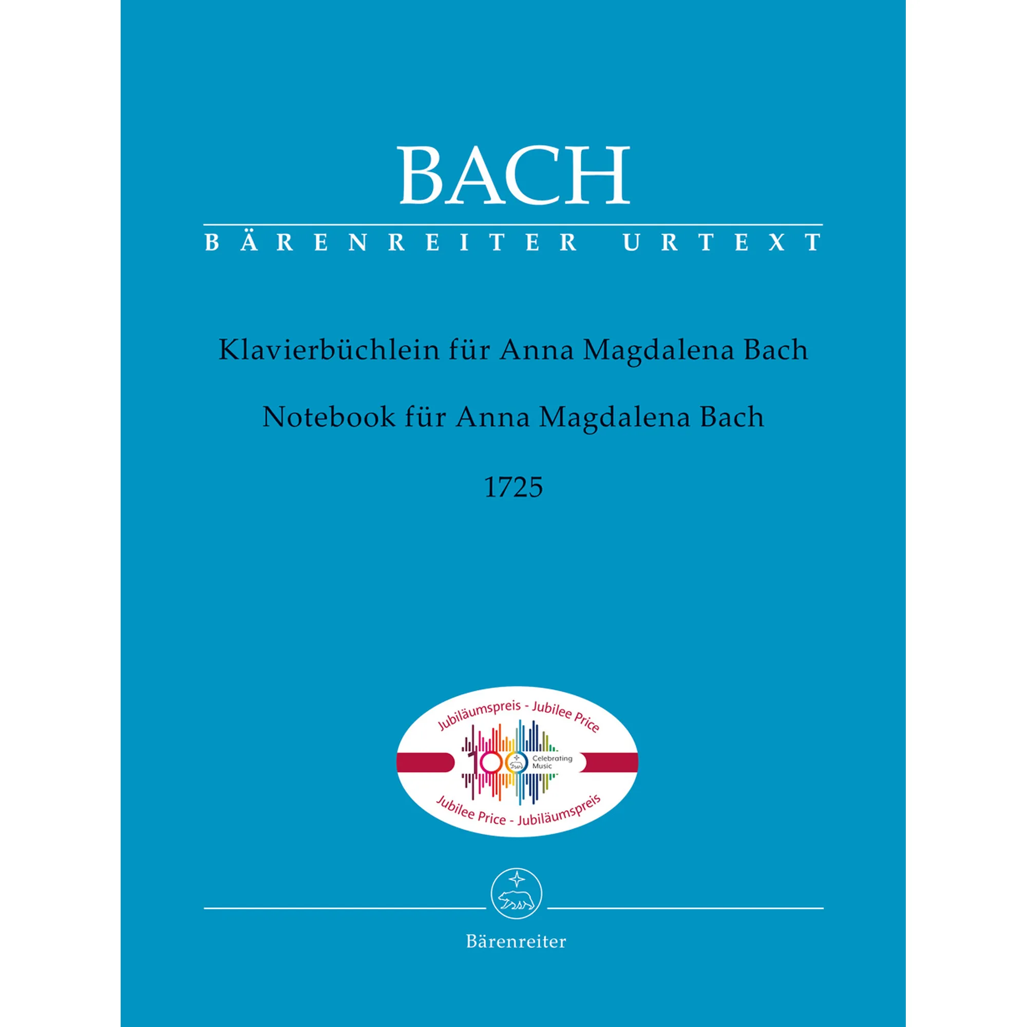 Vorderes Coverbild Klavierbüchlein für Anna Magdalena Bach