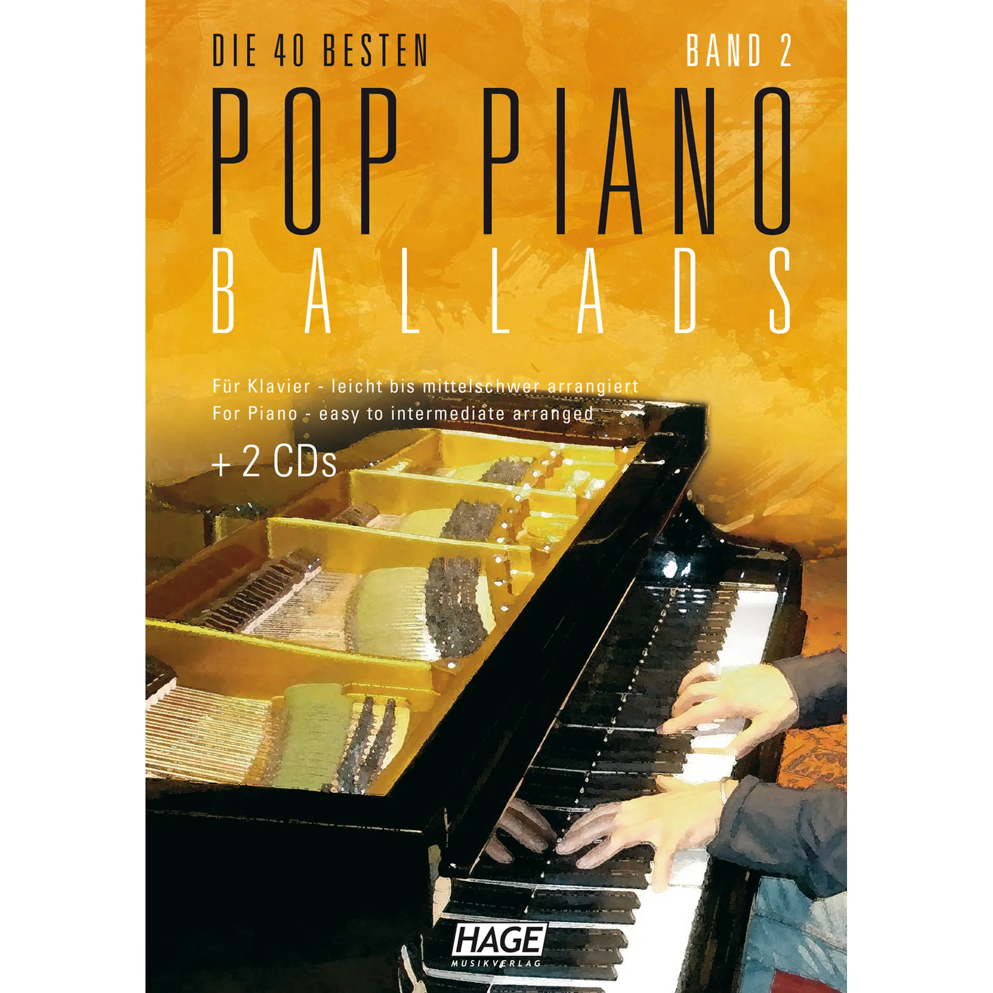 Vorderes Coverbild Pop Piano Ballads 2
