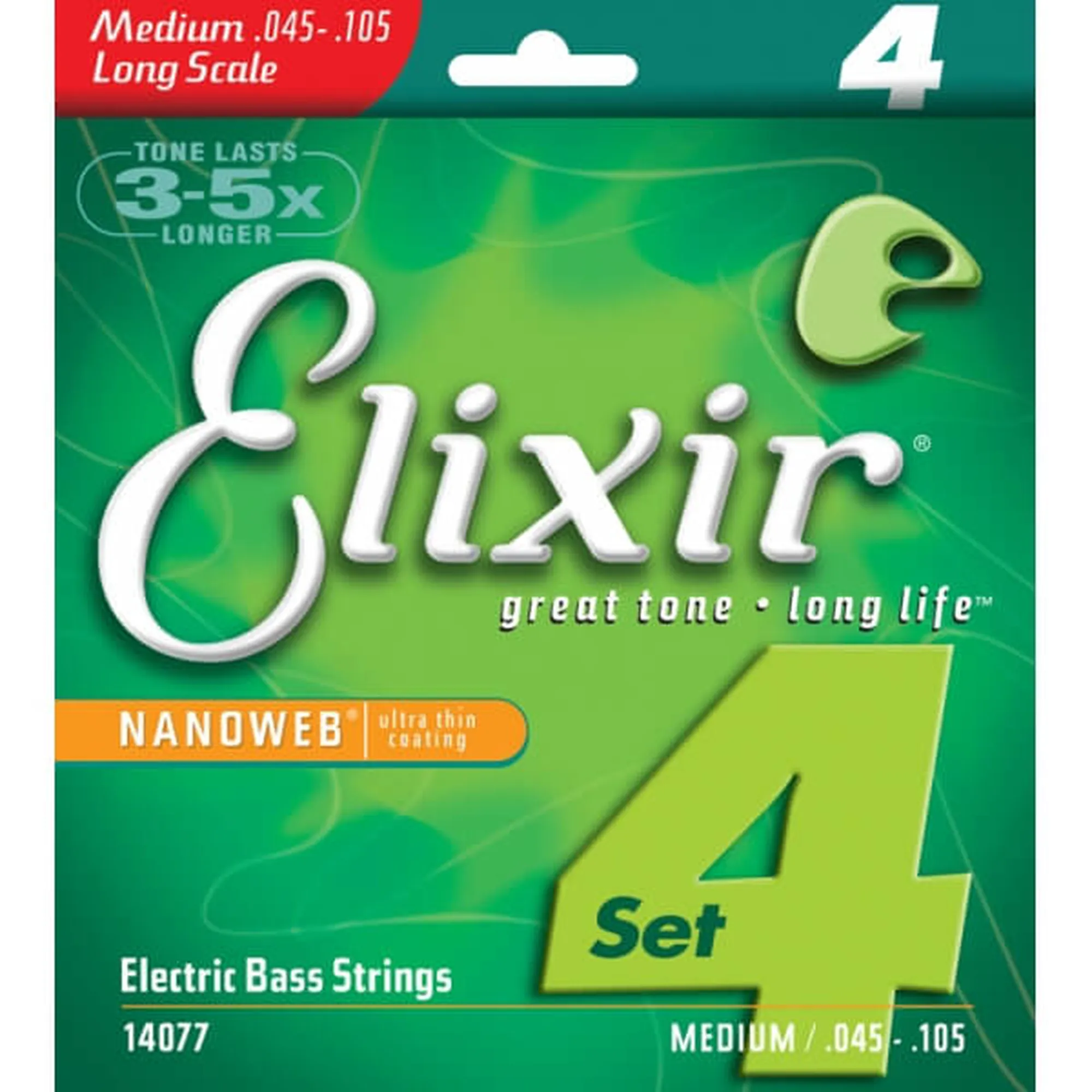 Elixir 14077 Nanoweb Long Scale Medium