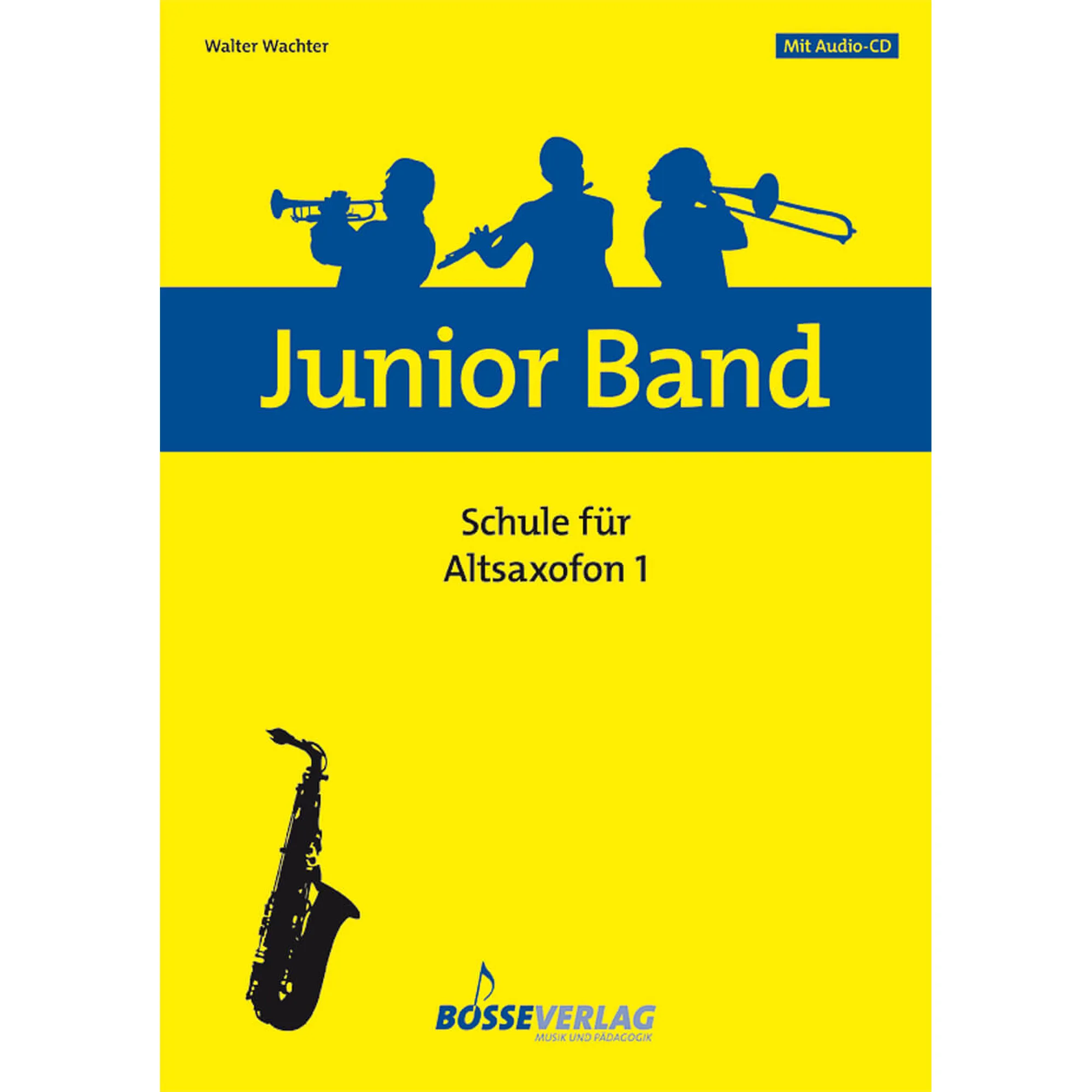 Vorderes Coverbild Junior Band - Schule für Altsaxophon 1