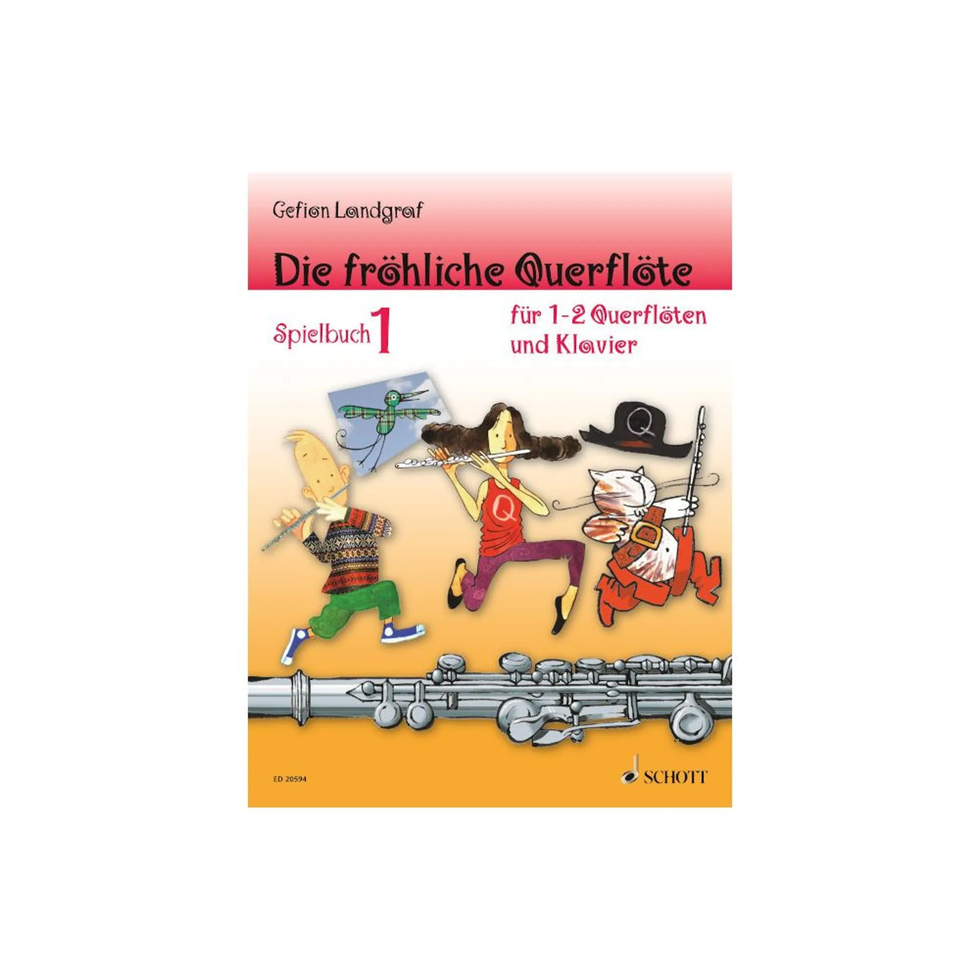 Die fröhliche Querflöte - Spielbuch 1