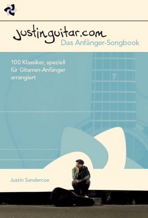 Vorderes Coverbild Justinguitar.com - Das Anfänger-Songbook