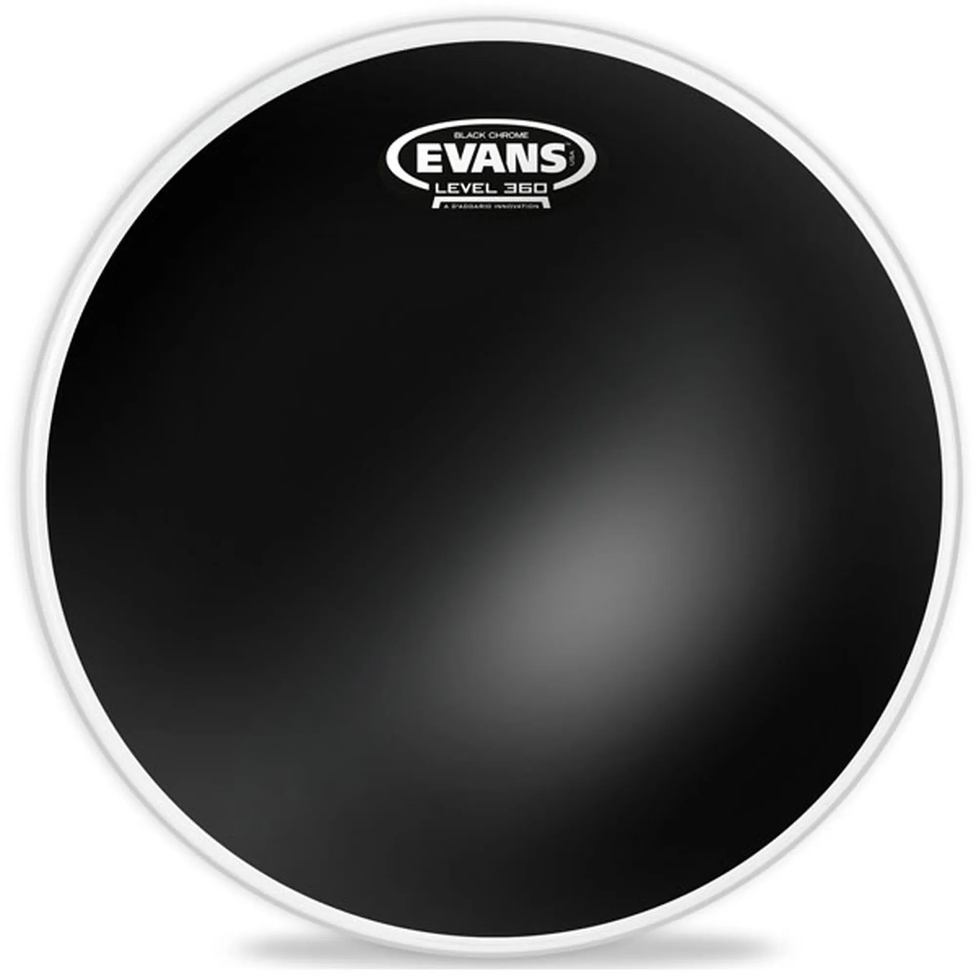 Vorderes Coverbild Evans Black Chrome 18"