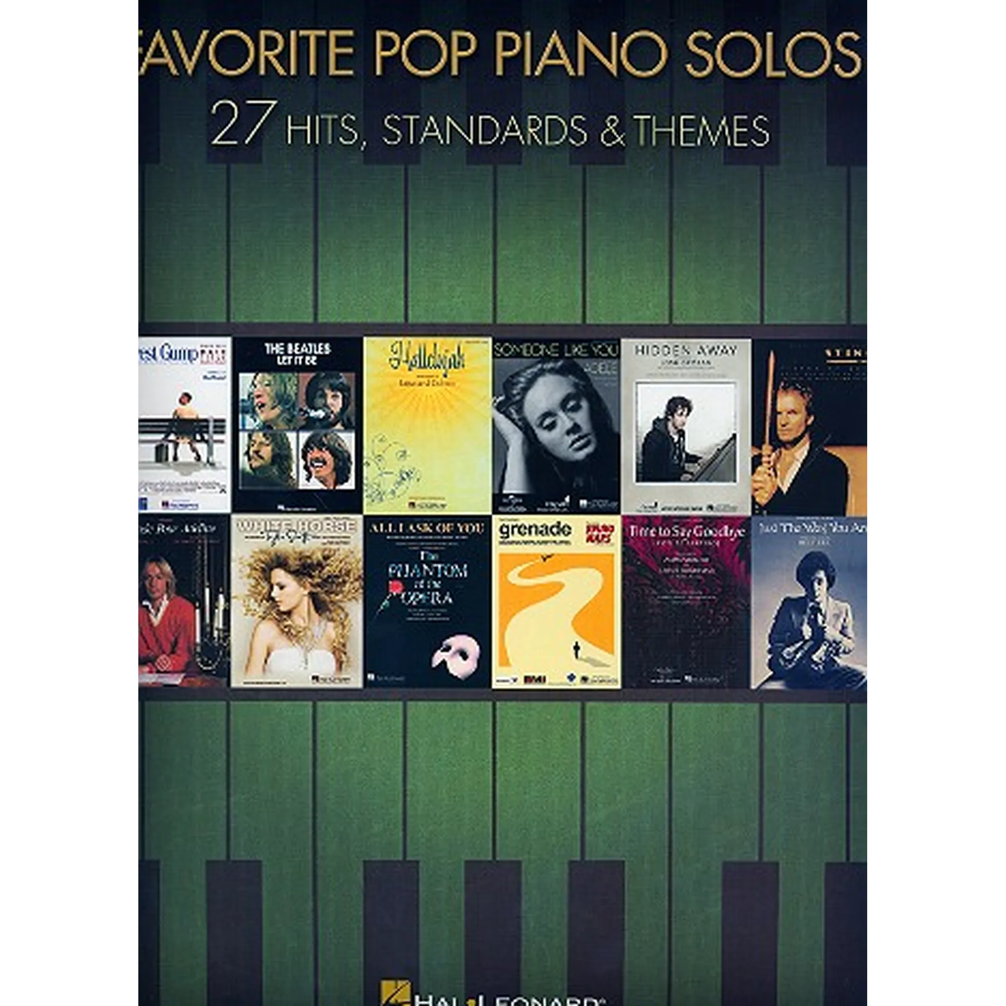 Vorderes Coverbild Favorite Pop Piano solos