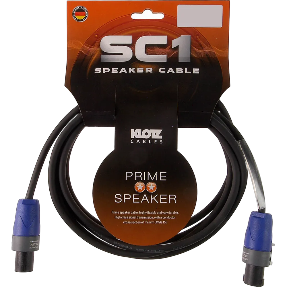 Vorderes Coverbild Klotz SC1-02SW Prime Speakon