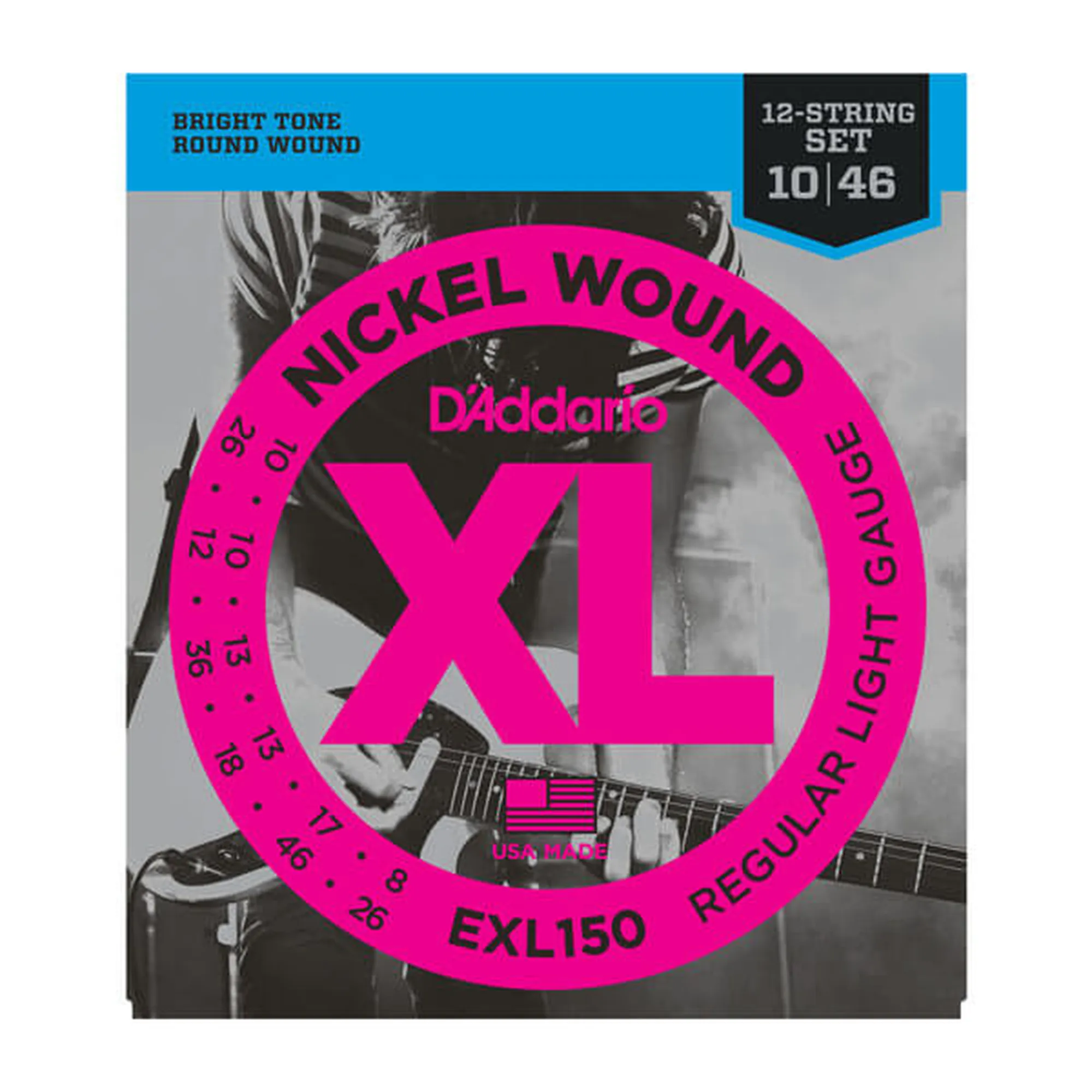 D´Addario EXL150 12-String/Super Light