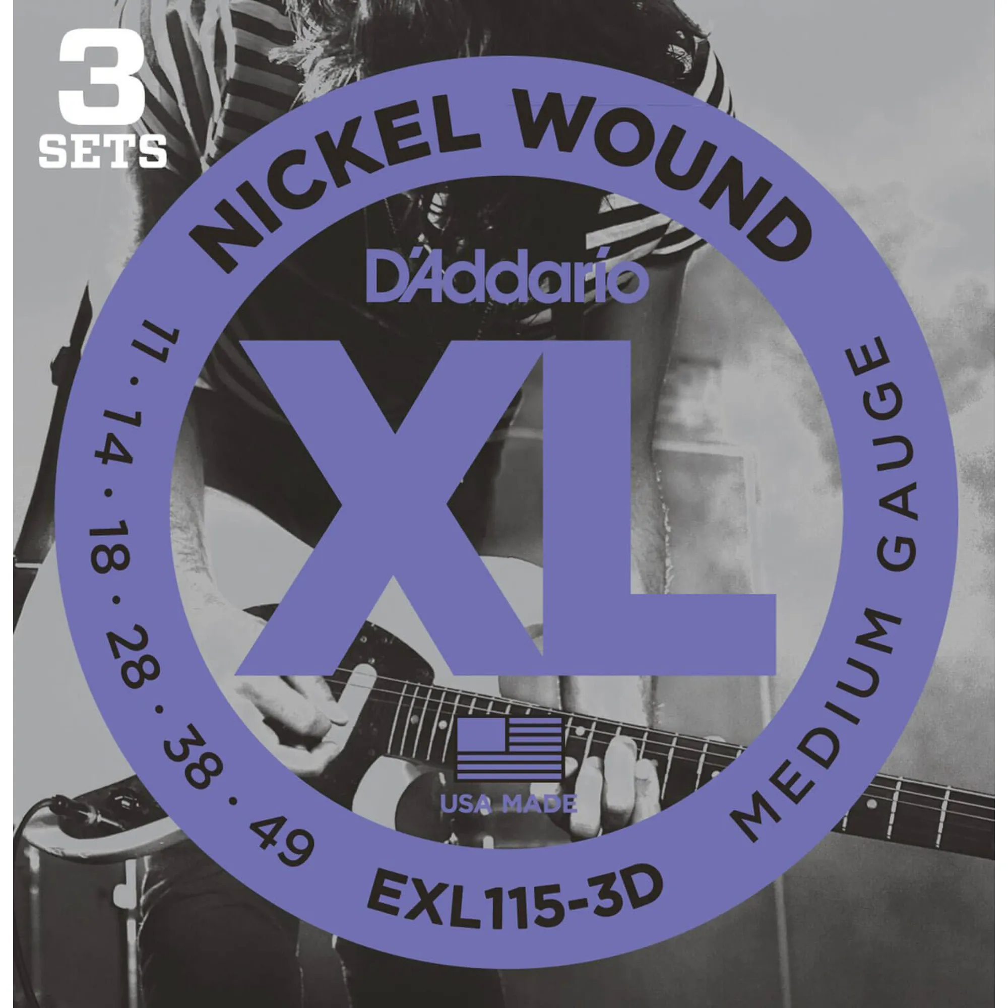 D´Addario EXL115-3D Blues/Jazz Rock