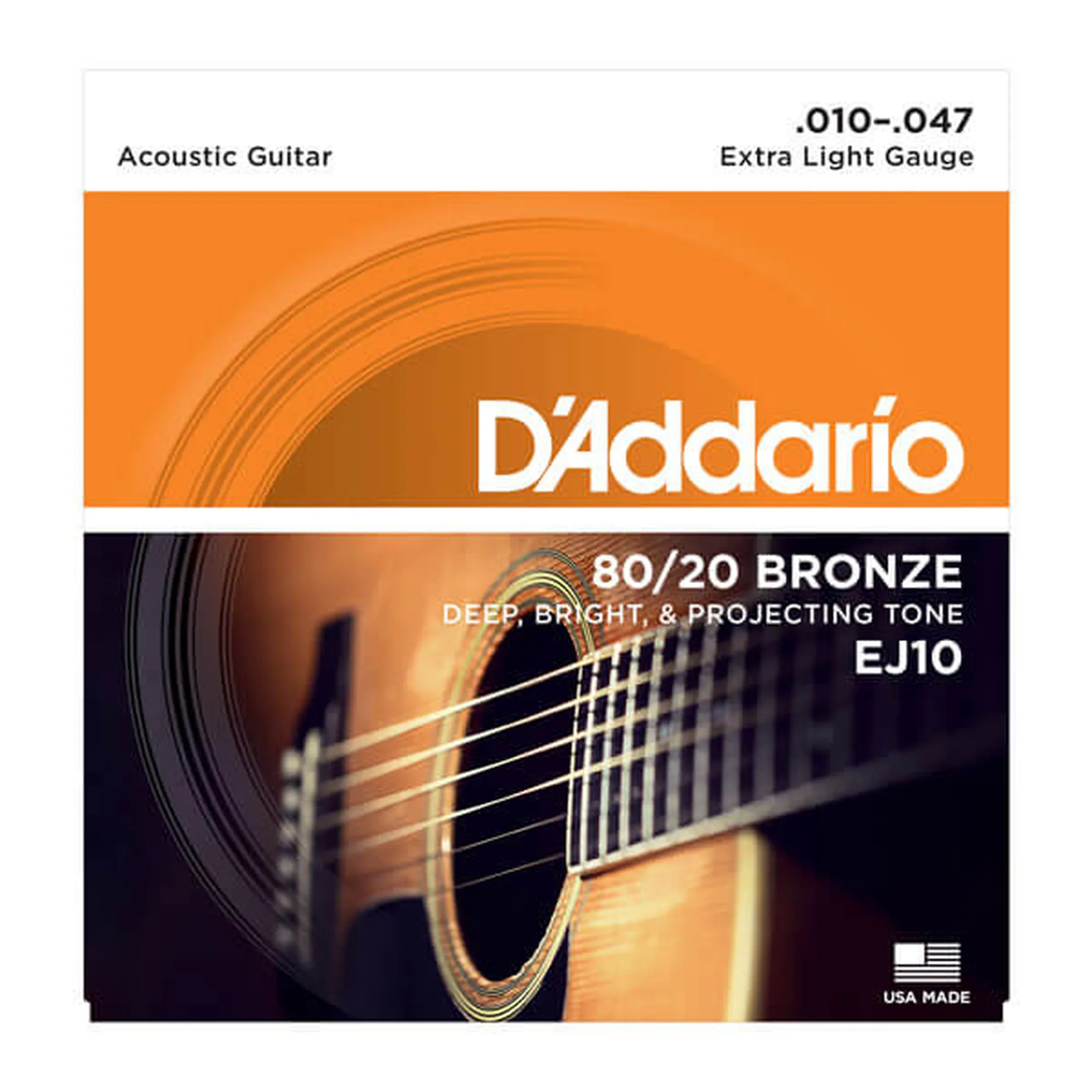 D´Addario EJ10 80/20 Bronze Extra Light