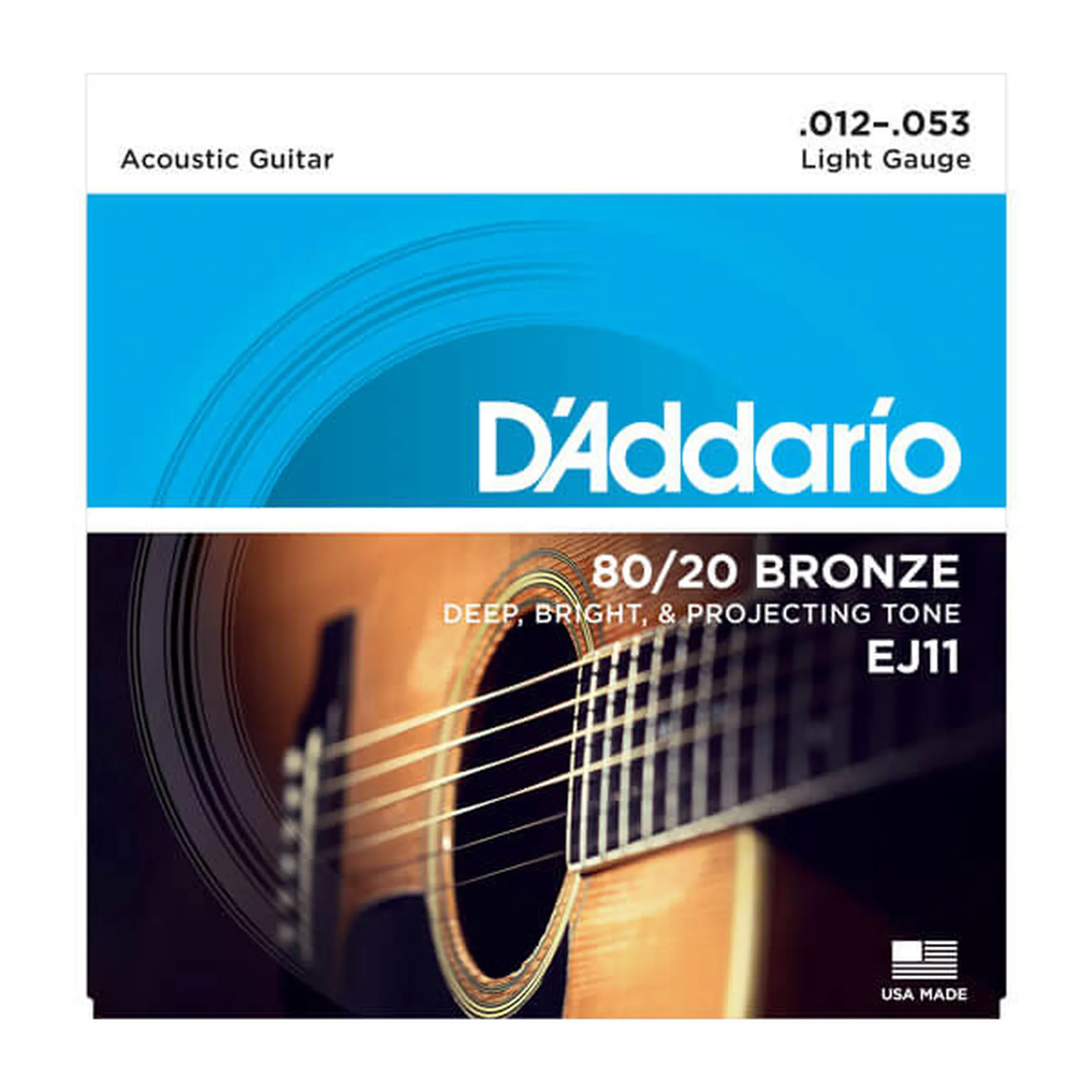 D´Addario EJ11 80/20 Bronze Light