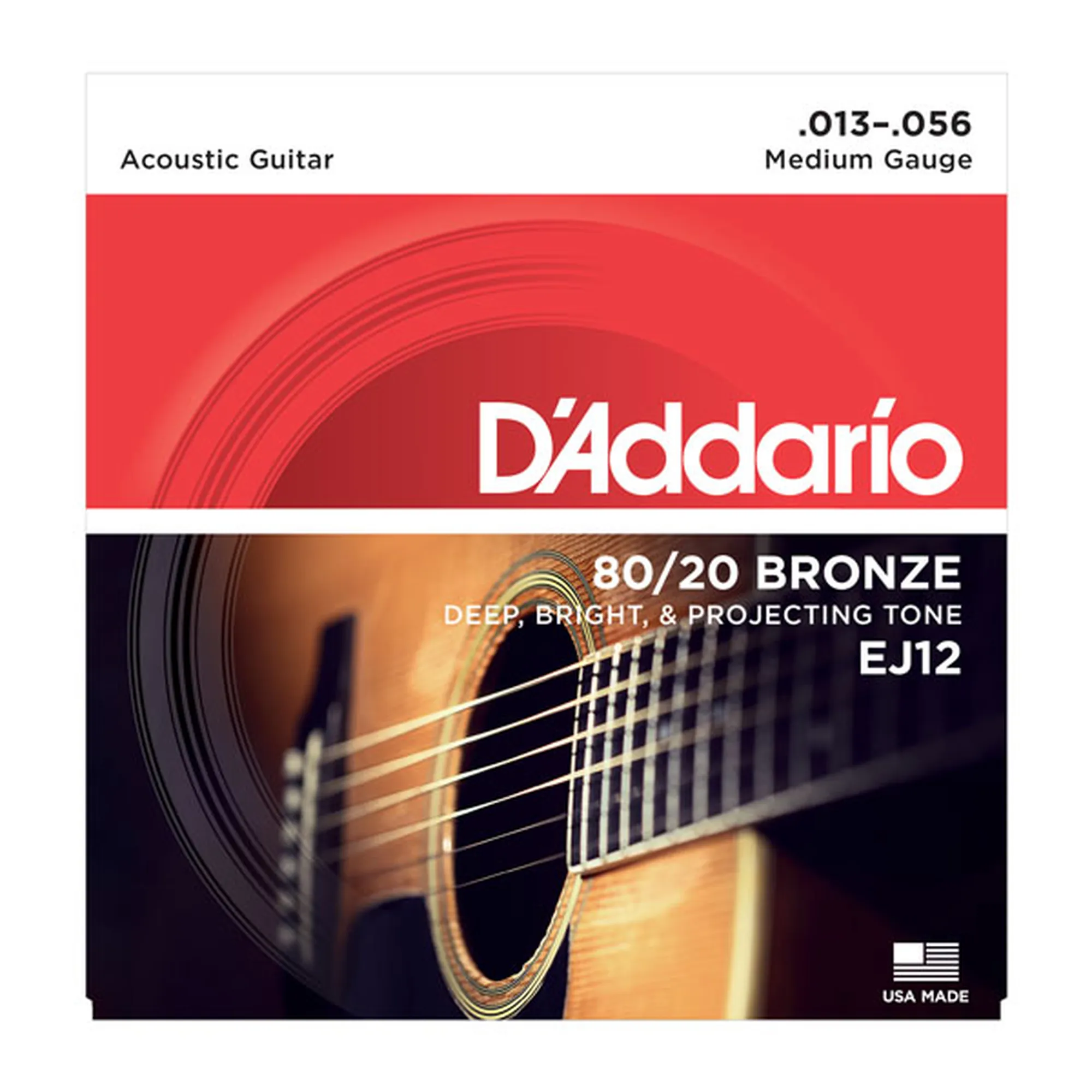 D´Addario EJ12 80/20 Bronze Medium