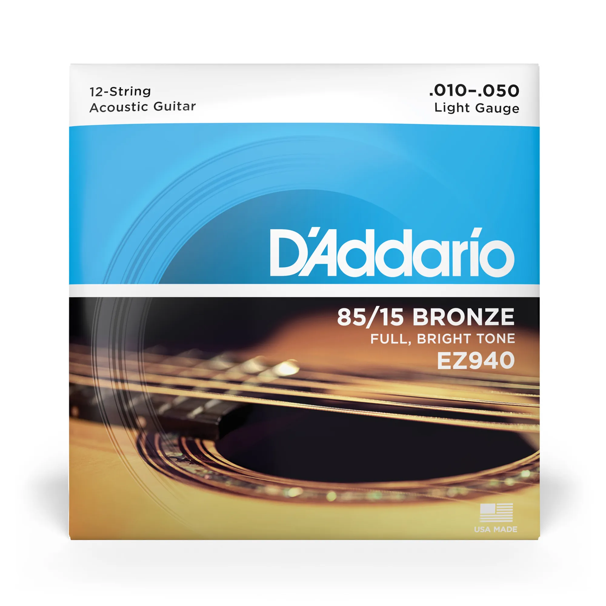 D´Addario EZ940 Great American Bronze 12-String/Light