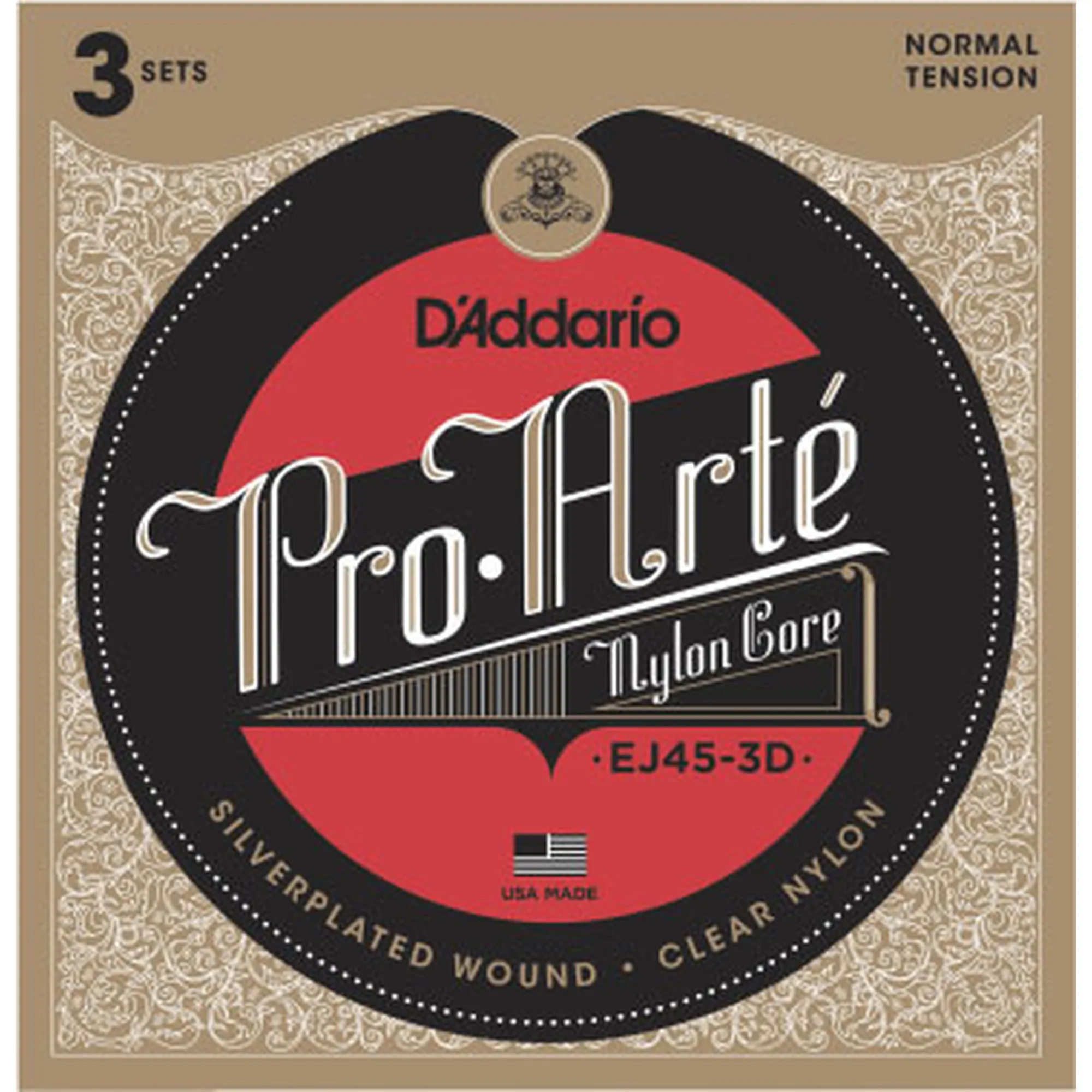 D´Addario EJ45-3D Pro Arte Classical Normal