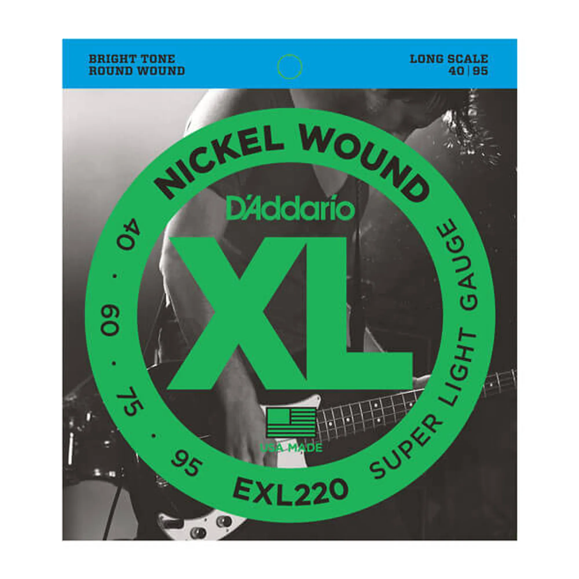 D´Addario EXL220 Long Scale/Super Light