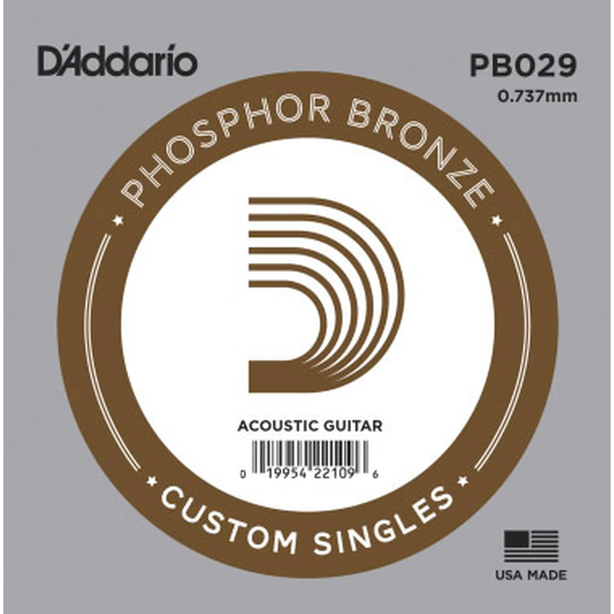 Vorderes Coverbild D´Addario PB029 Phosphor Pronze