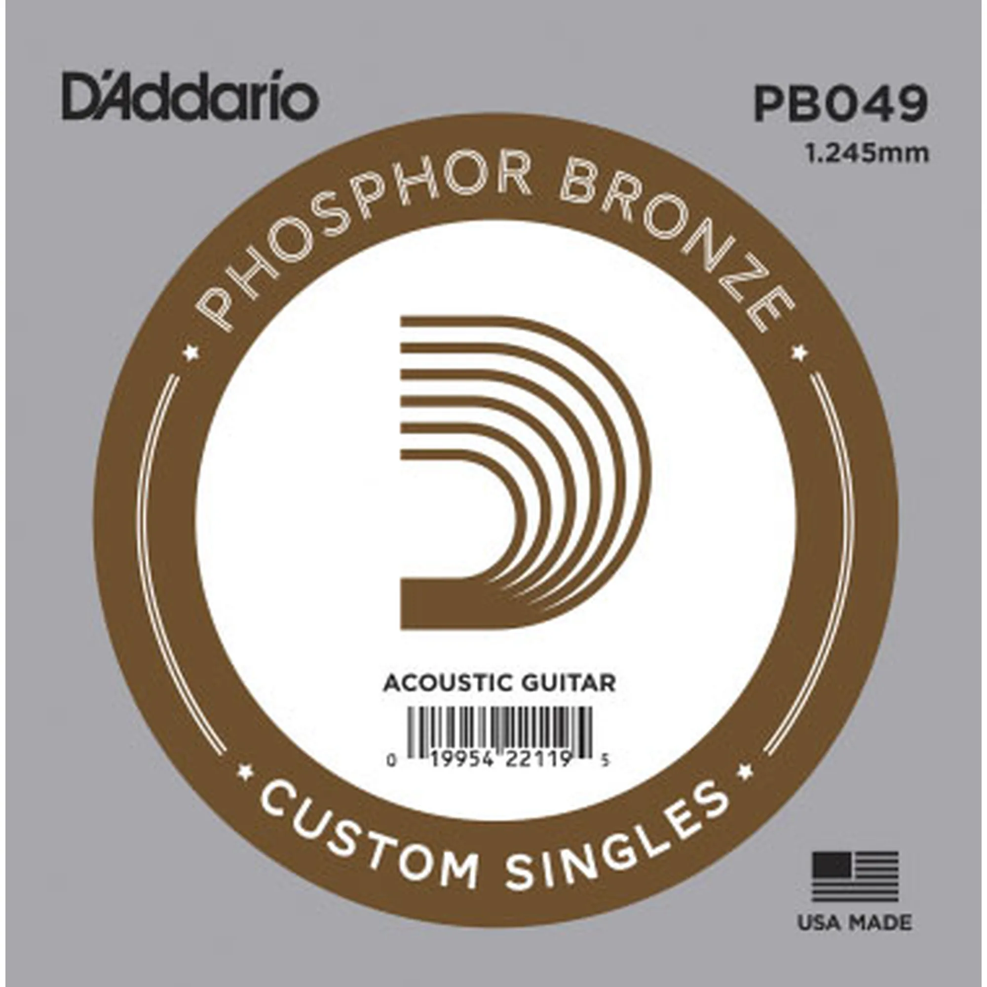 Vorderes Coverbild D´Addario PB049 Phosphor Pronze