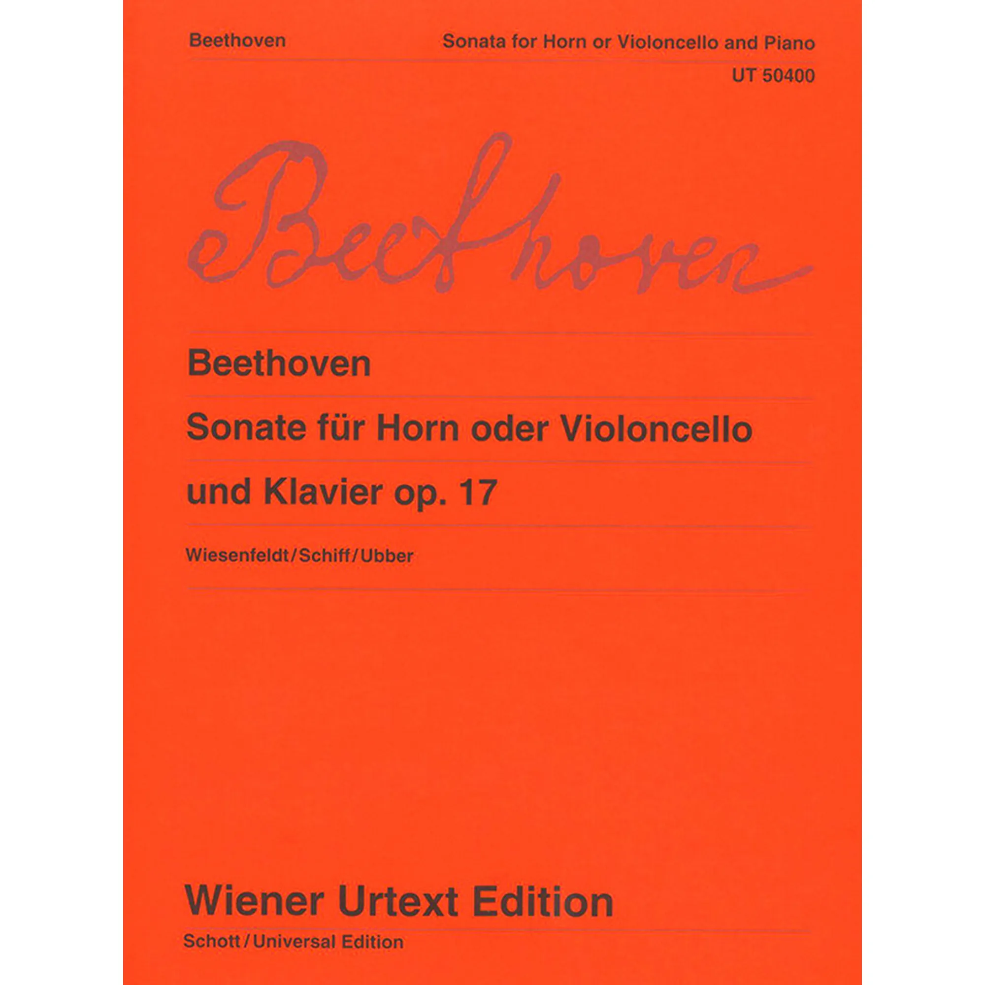 Sonate für Horn oder Violoncello und Klavier op. 17