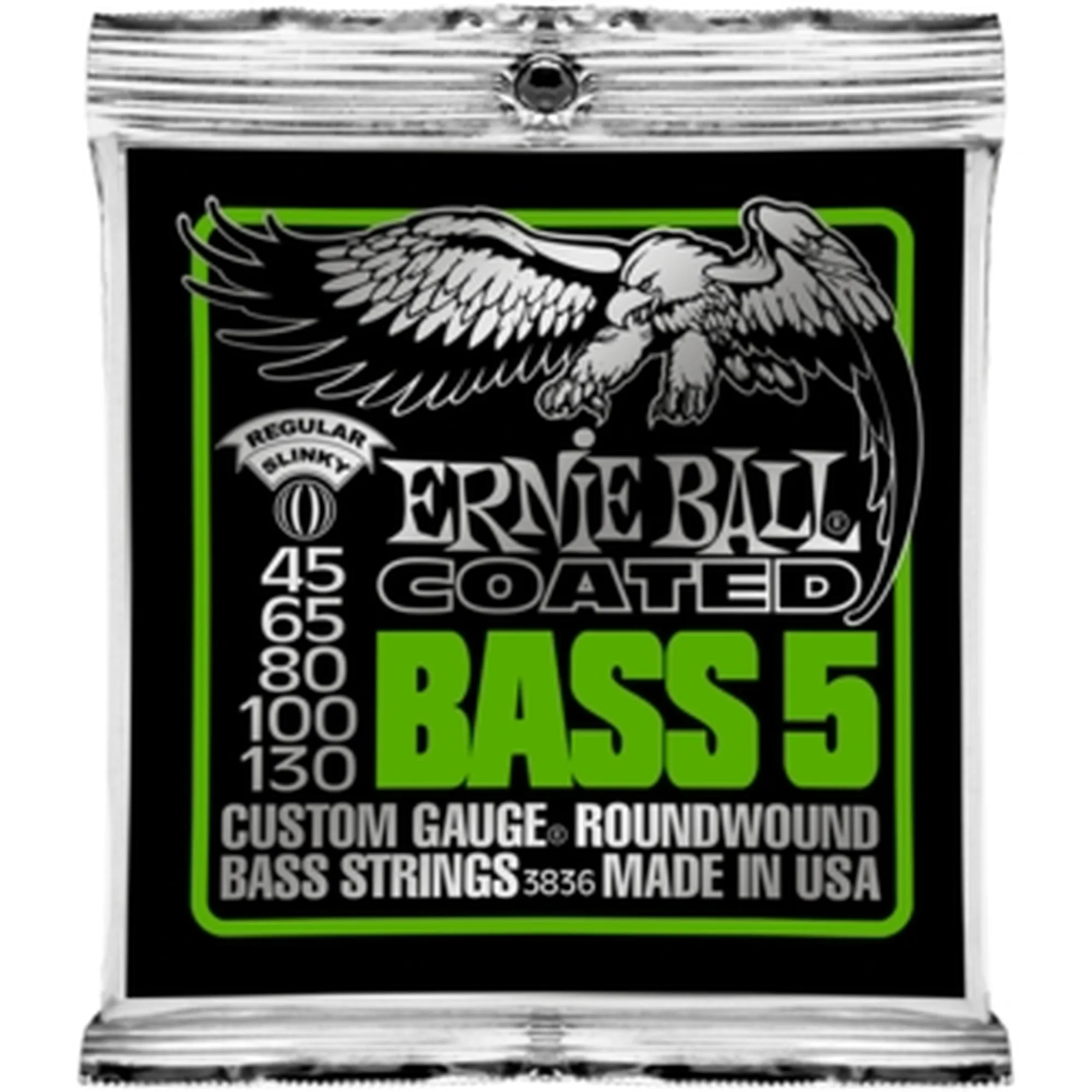 Ernie Ball EB3836 Regular Slinky Coated 5-String