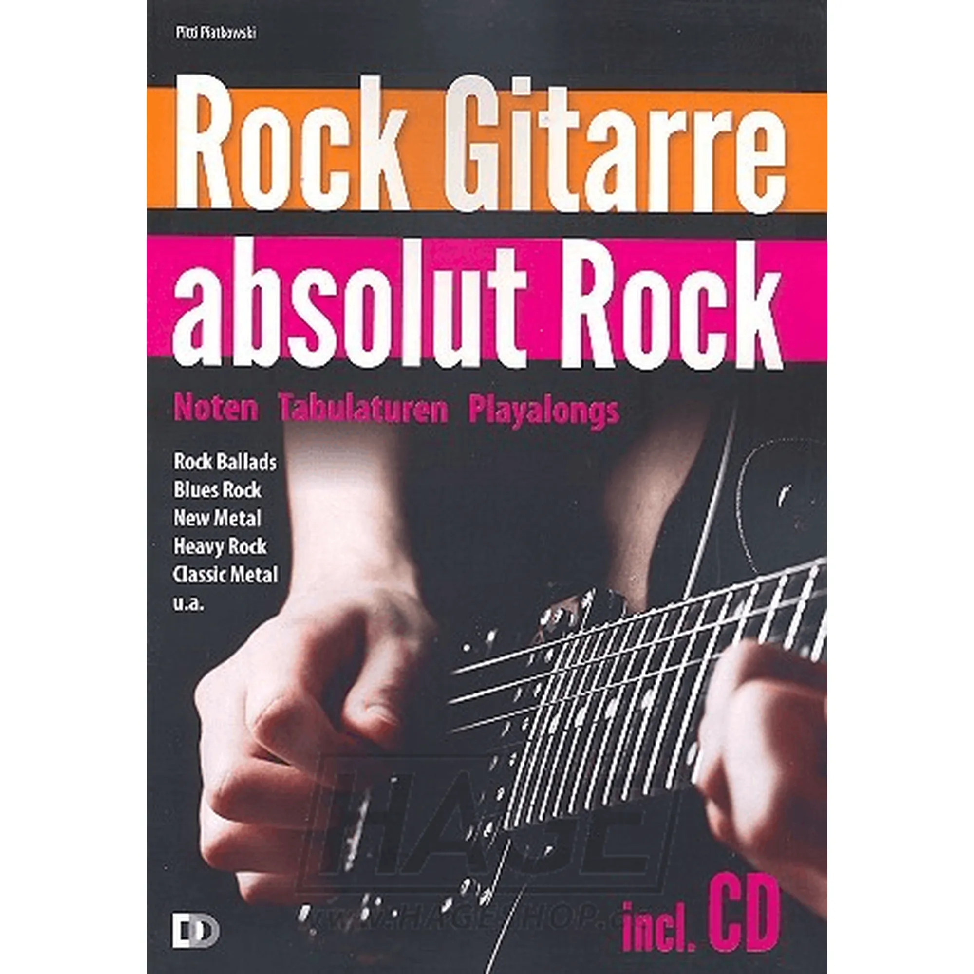 Vorderes Coverbild Rock Gitarre Absolut Rock - Antiquariat