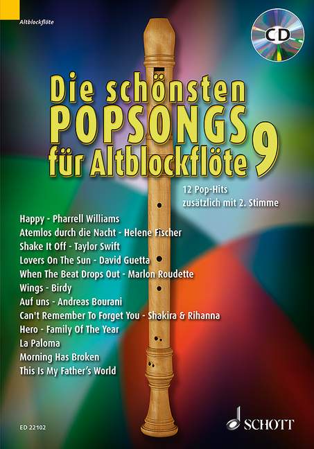 Die Schönsten Popsongs Für Altblockflöte 9