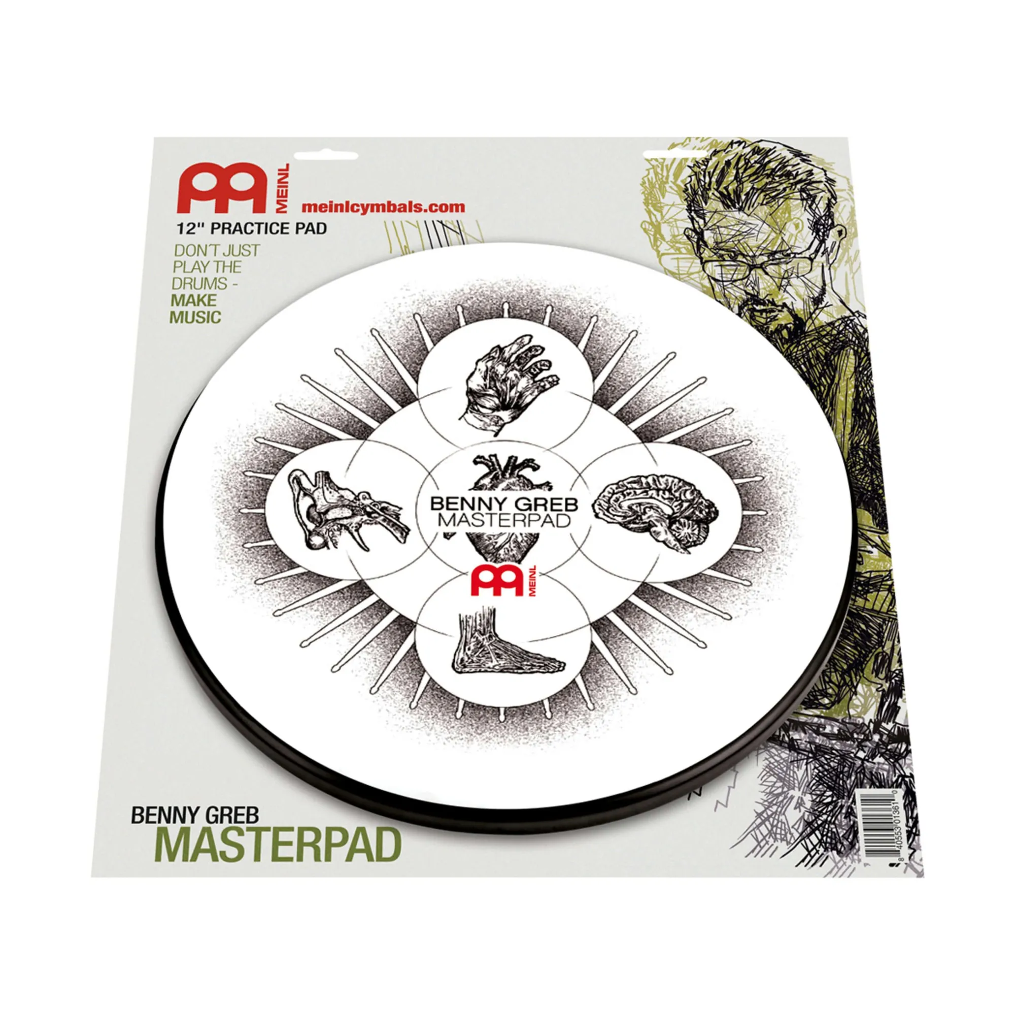 Meinl MPP-12-BG Benny Greb 12" Masterpad