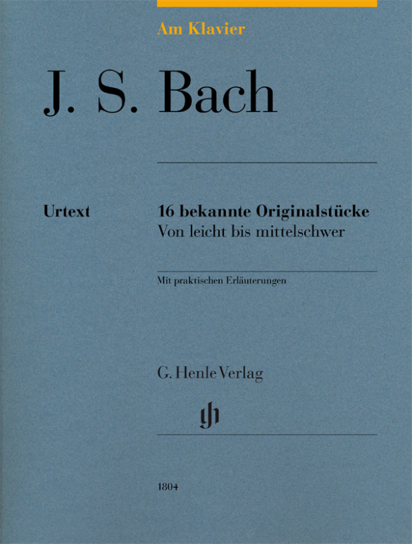 Vorderes Coverbild J.S.Bach - 16 bekannte Originalstücke