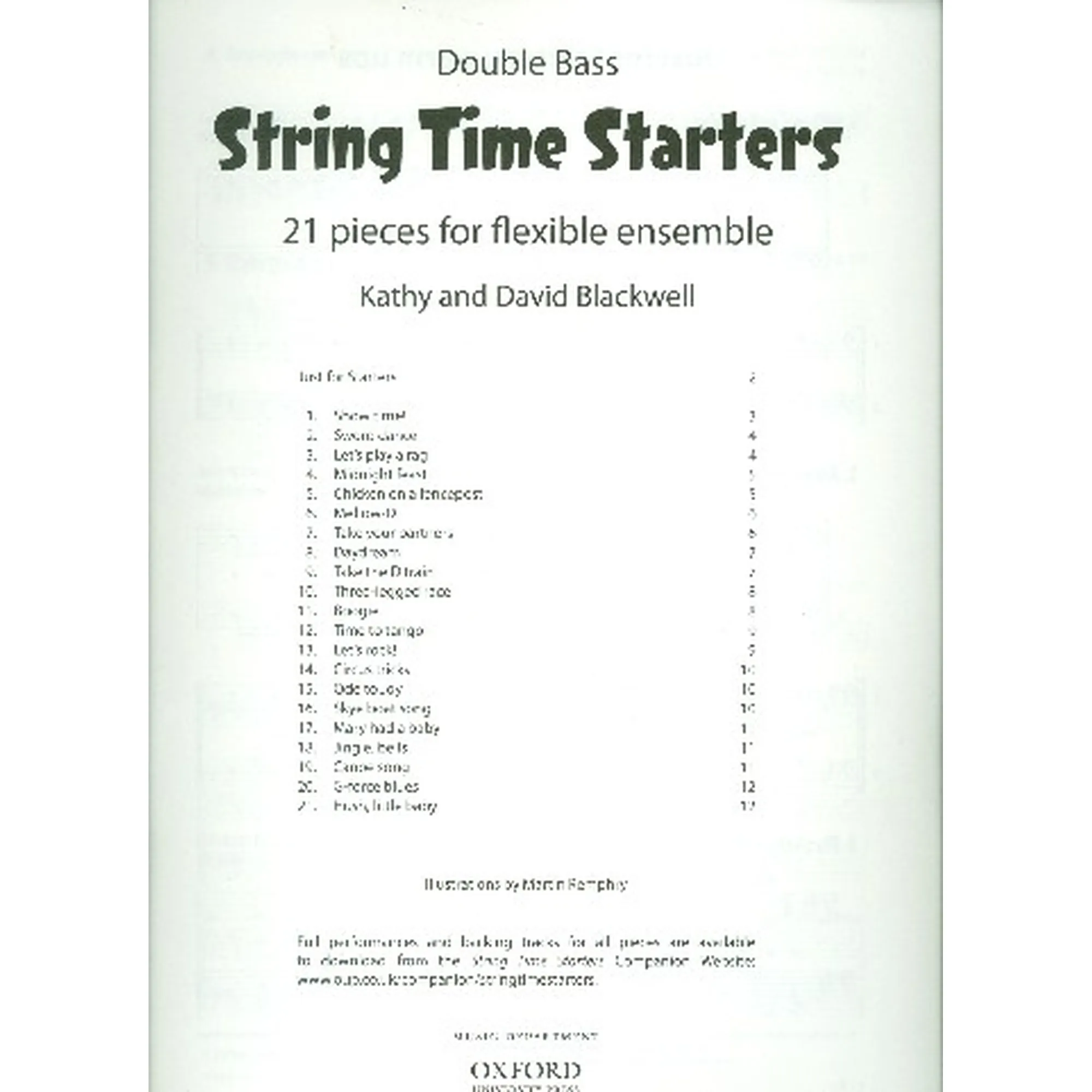 String Time Starters : for Double Bass