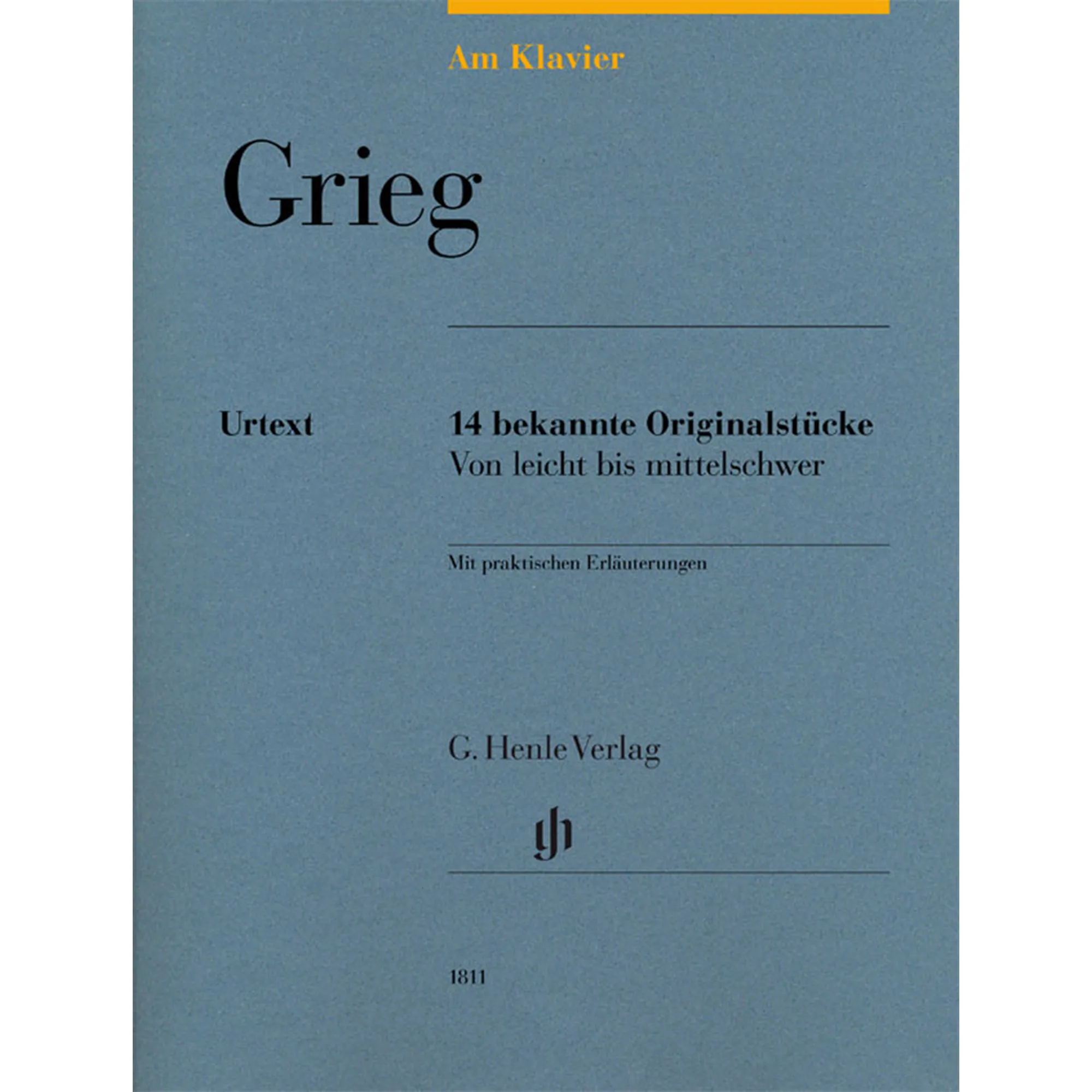 Vorderes Coverbild Grieg - 15 bekannte Originalstücke