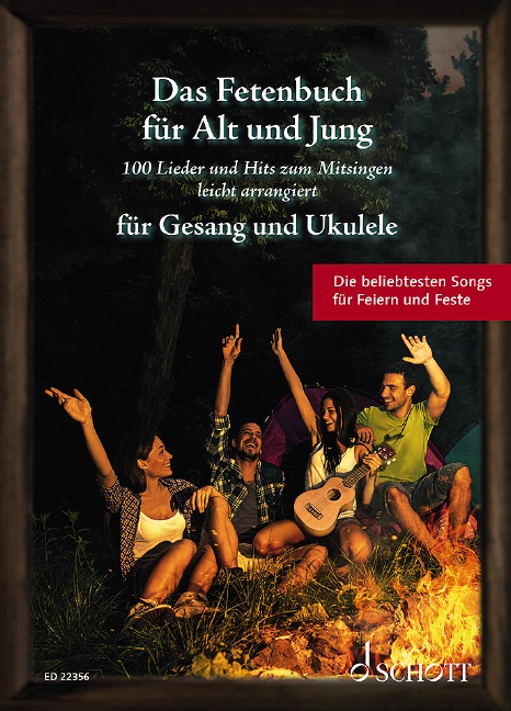 Das Fetenbuch für Alt und Jung für Gesang und Ukulele