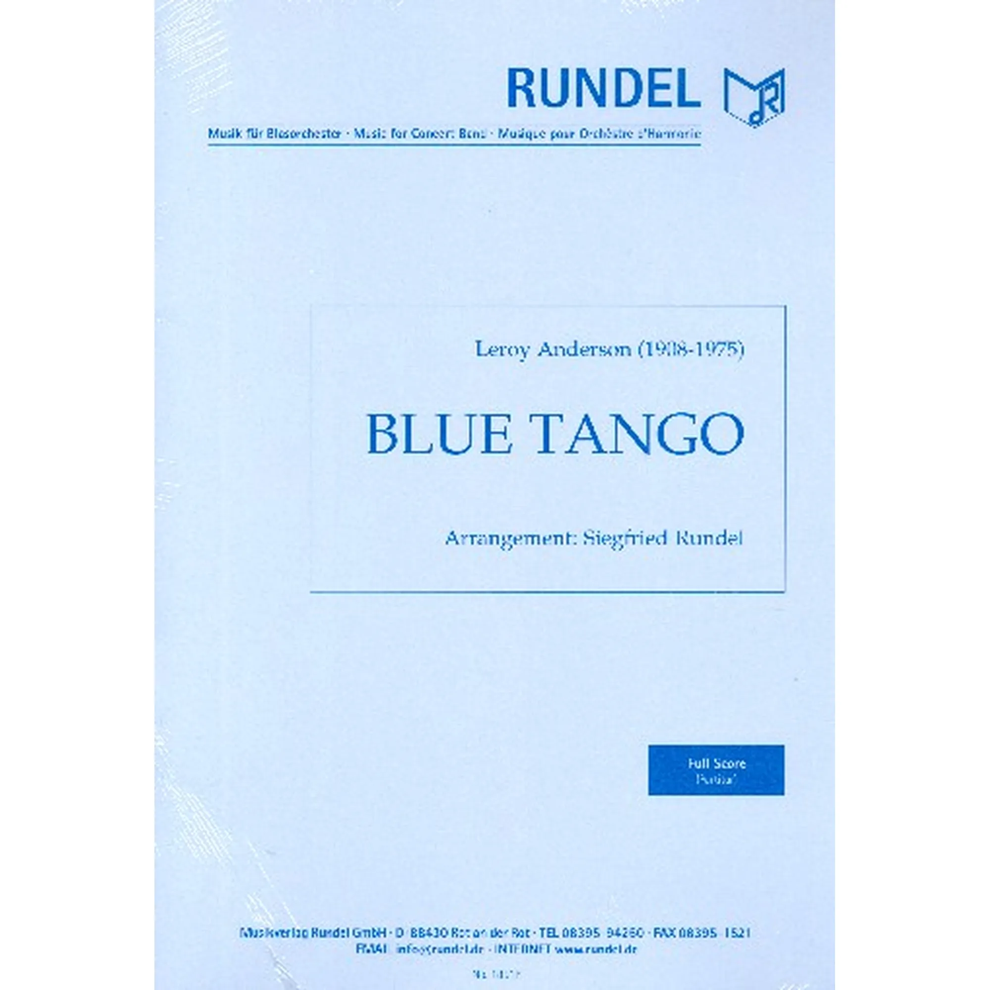 Vorderes Coverbild Blue Tango