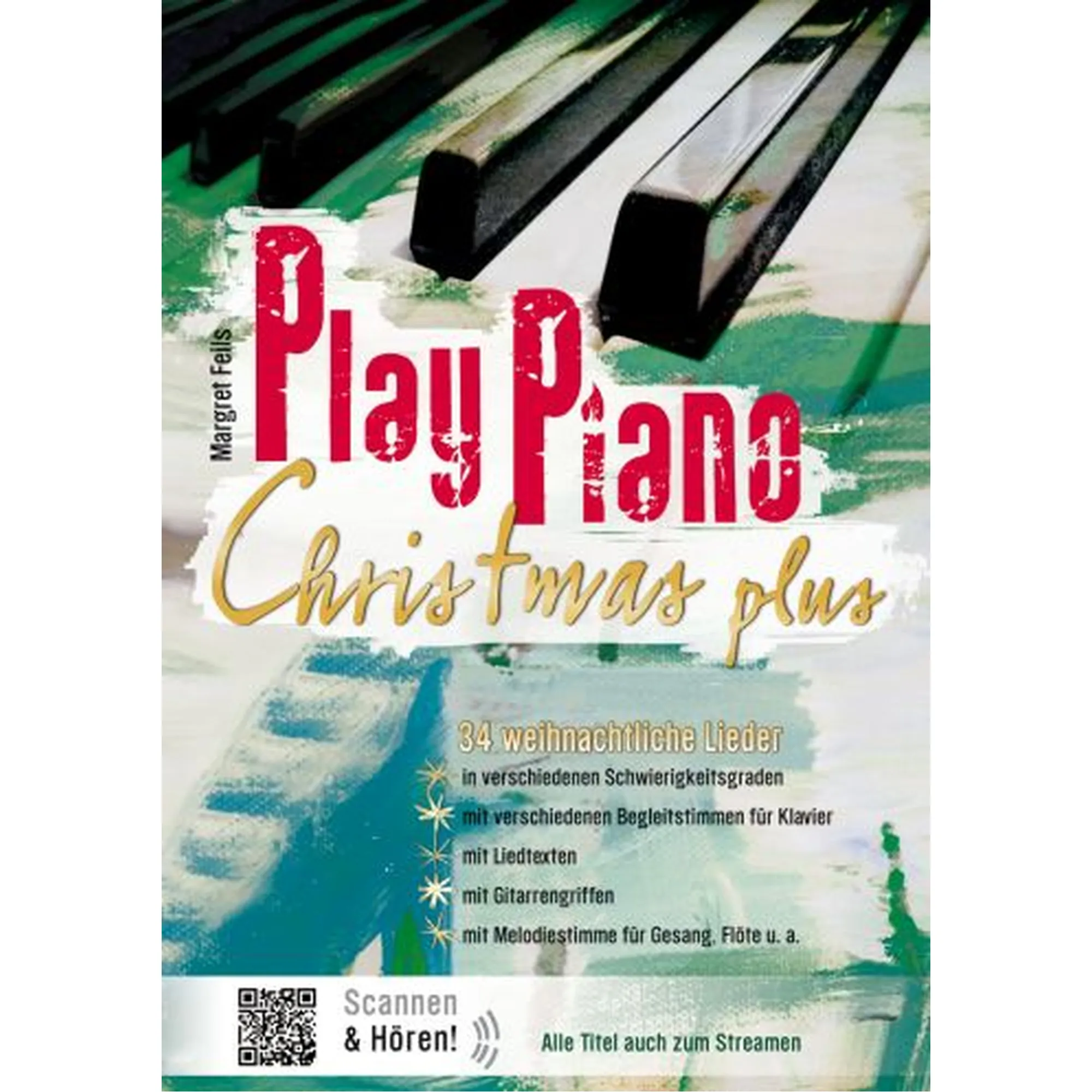 Vorderes Coverbild Play Piano Christmas - Das Buch Der Weihnachtslieder