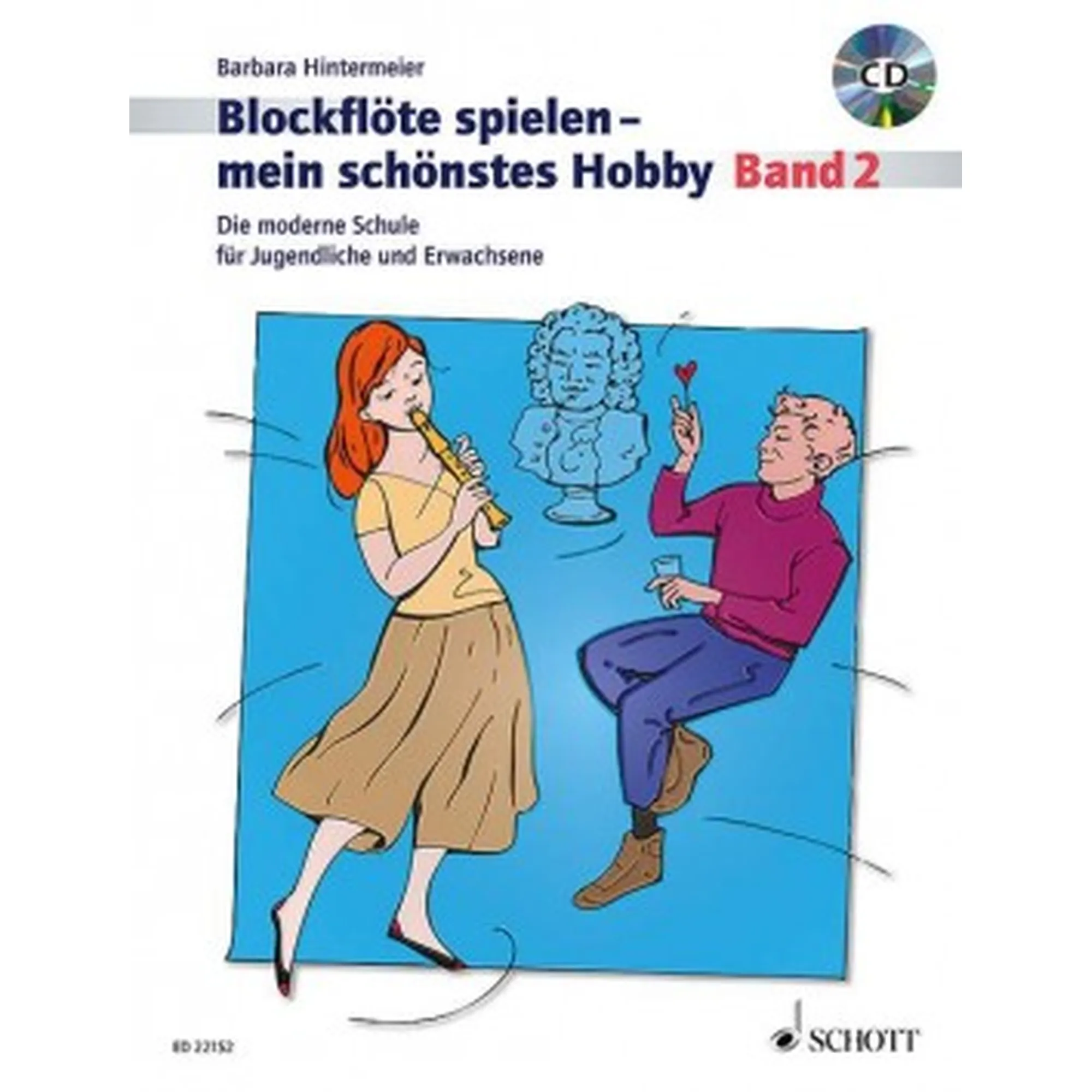 Vorderes Coverbild Blockflöte spielen mein schönstes Hobby 2