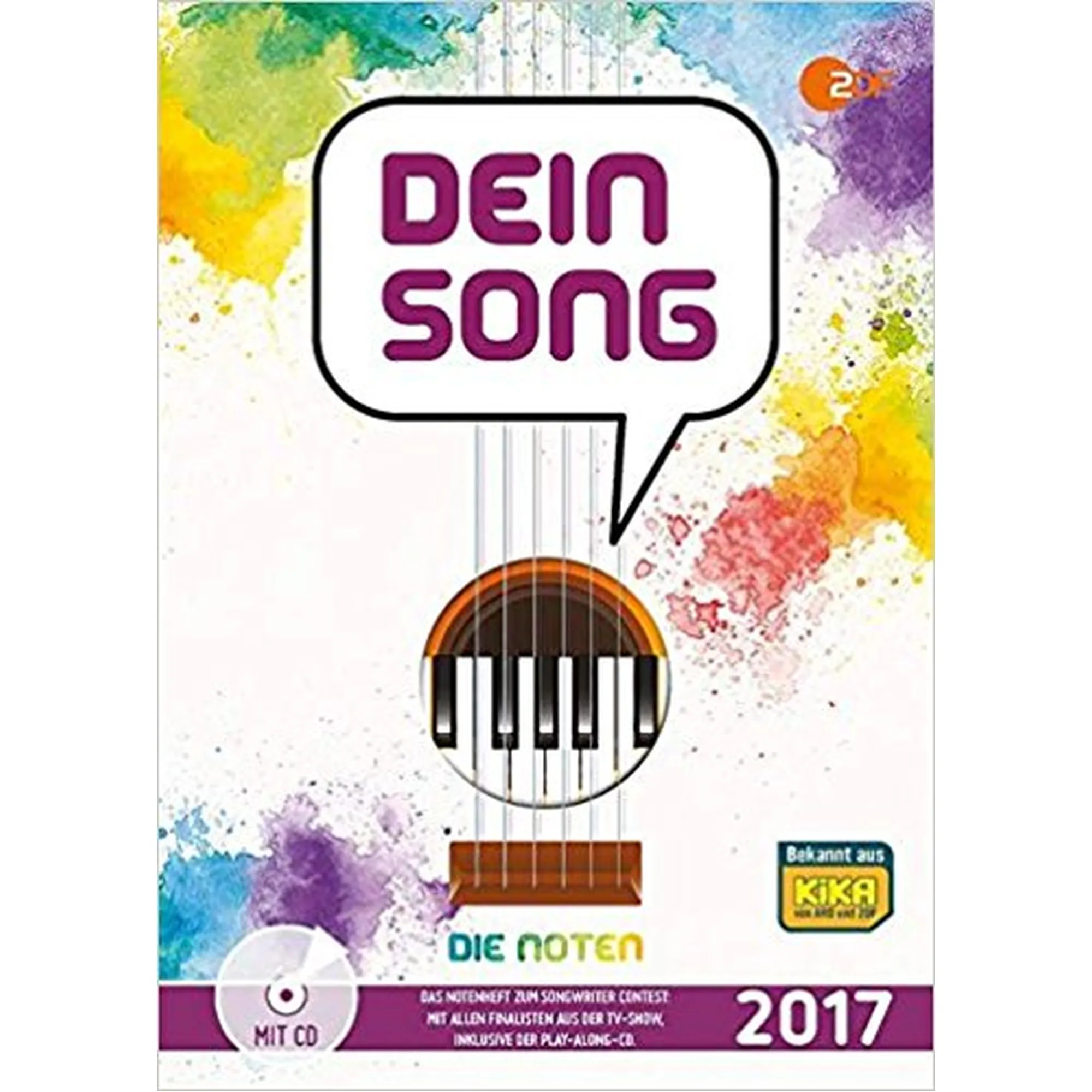 Vorderes Coverbild Dein Song 2017 - die Noten