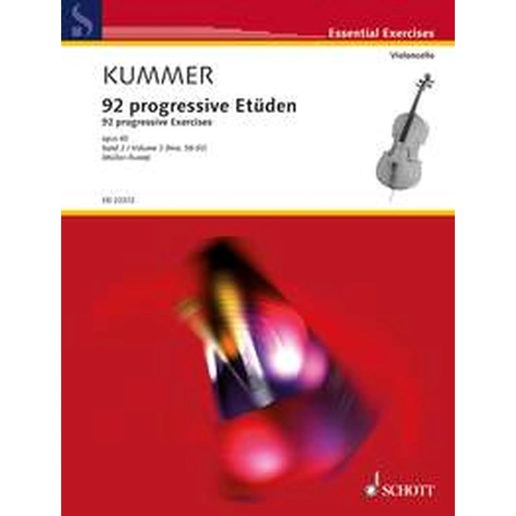 Vorderes Coverbild 92 progessive Etüden Bd. 2
