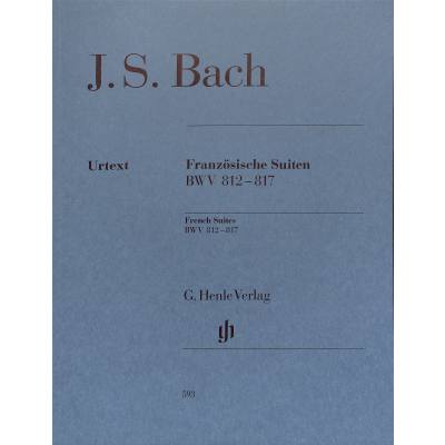 Vorderes Coverbild Französische Suiten BWV 812-817