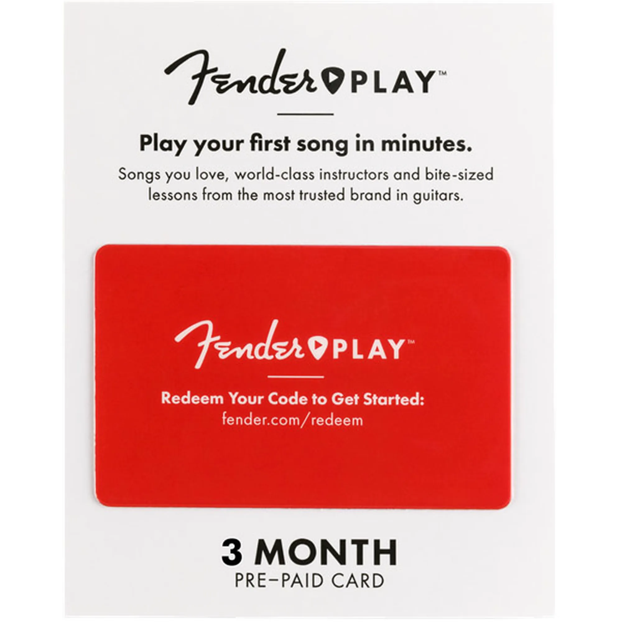 Fender Play Onlineunterricht 3 Monate