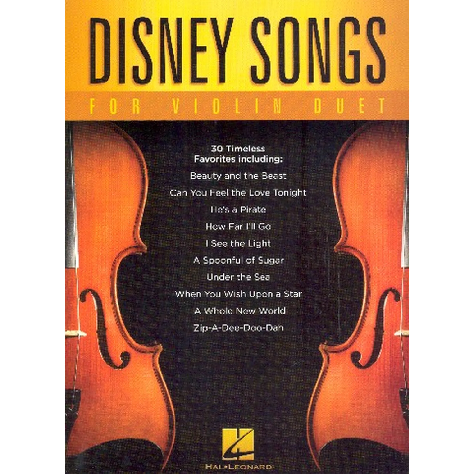 Vorderes Coverbild Disney Songs for violin duet