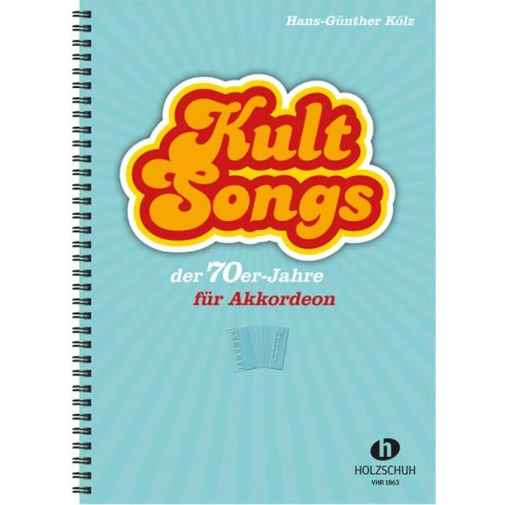 Vorderes Coverbild Kultsongs der 70er Jahre