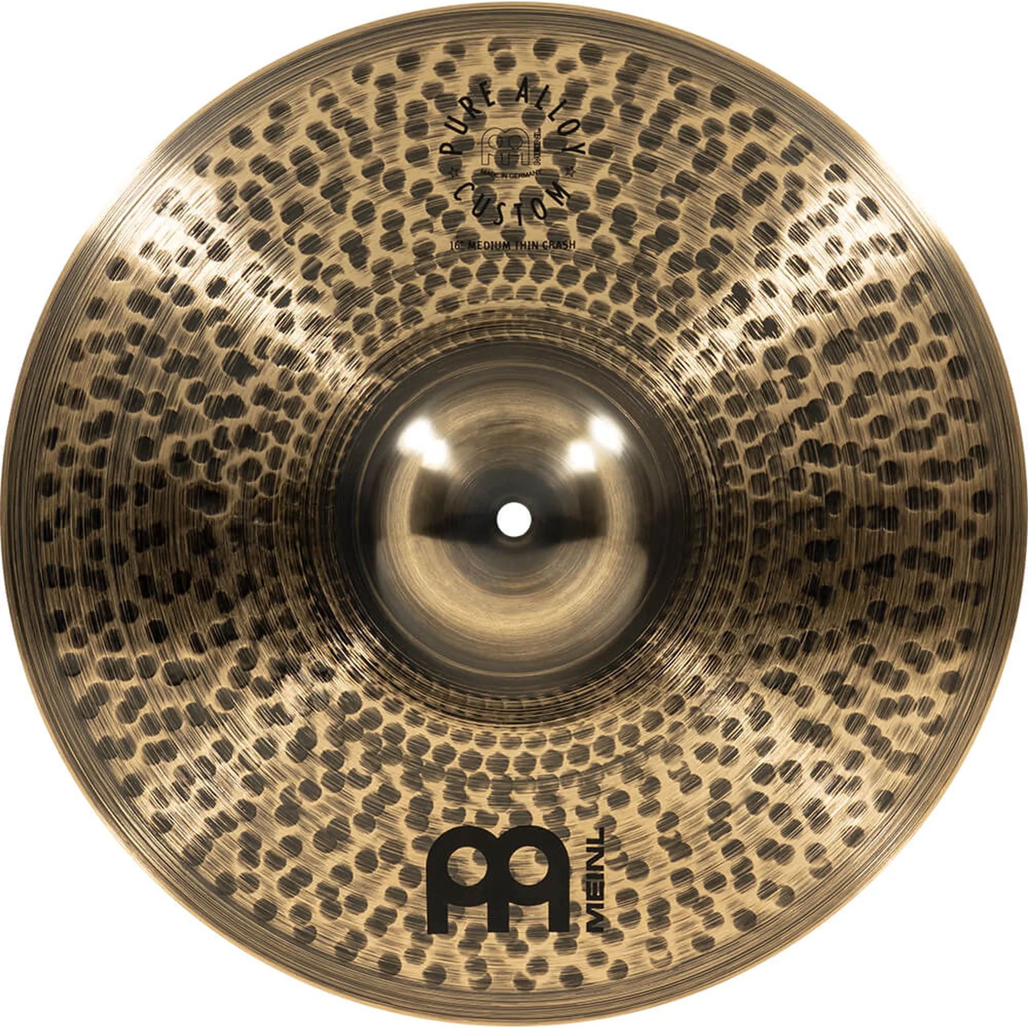 Vorderes Coverbild Meinl 16" Pure Alloy Custom Medium Thin