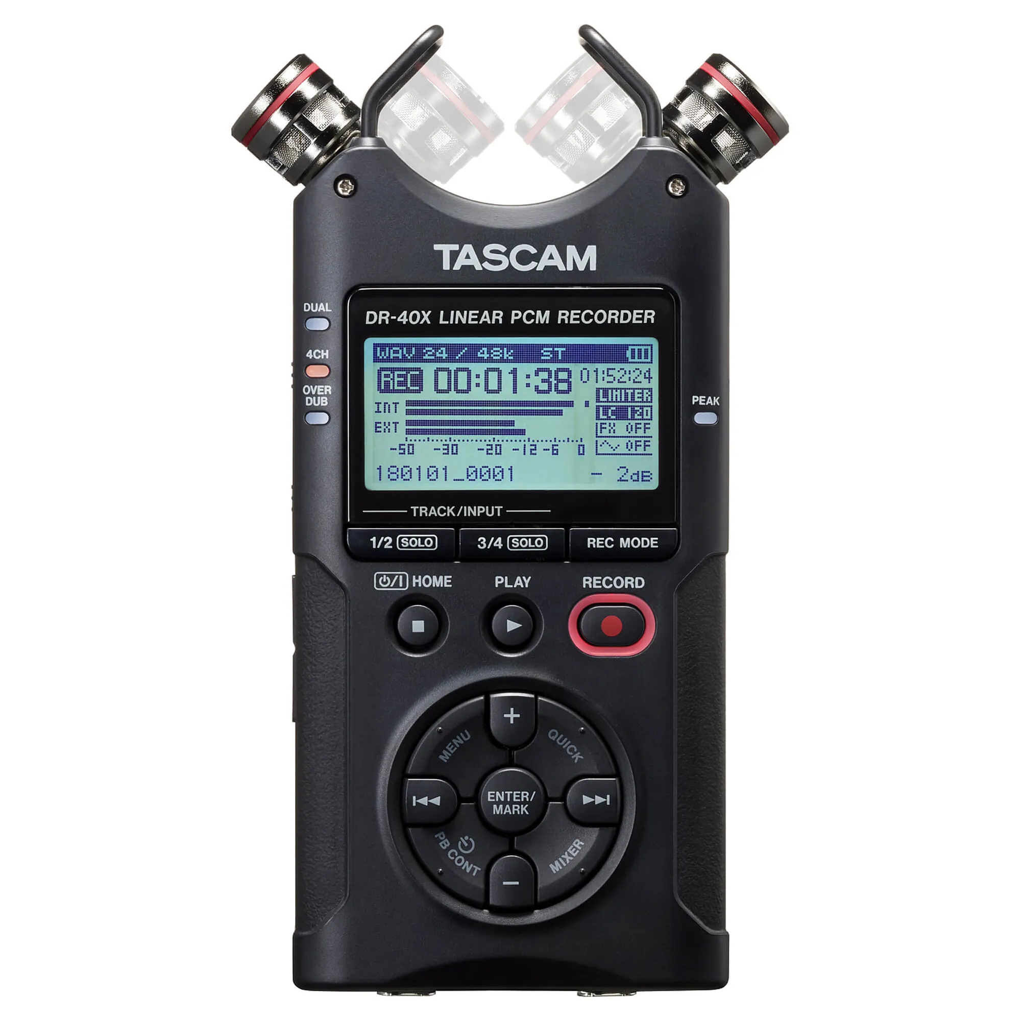 Vorderes Coverbild Tascam DR-40X