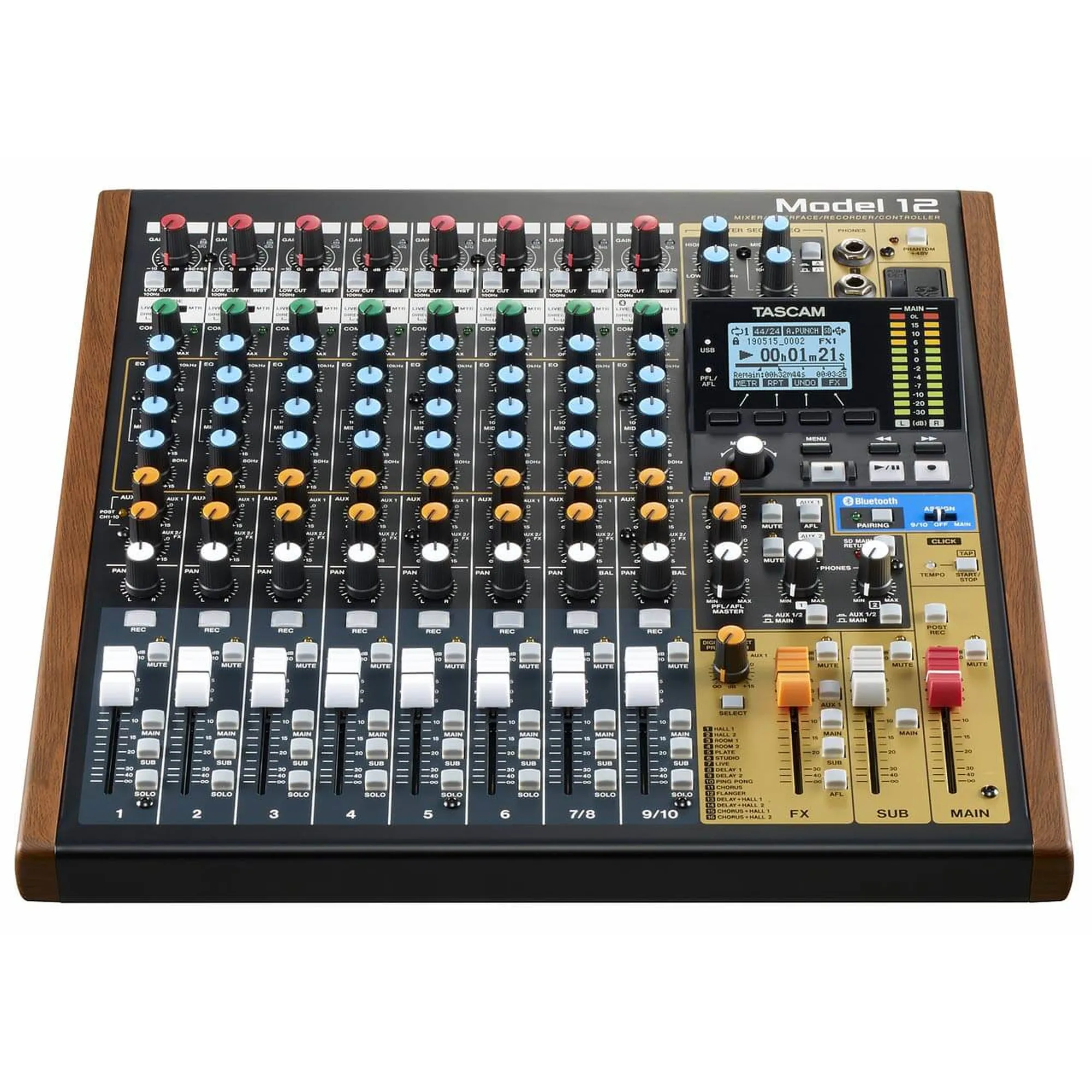 Vorderes Coverbild Tascam Model 12