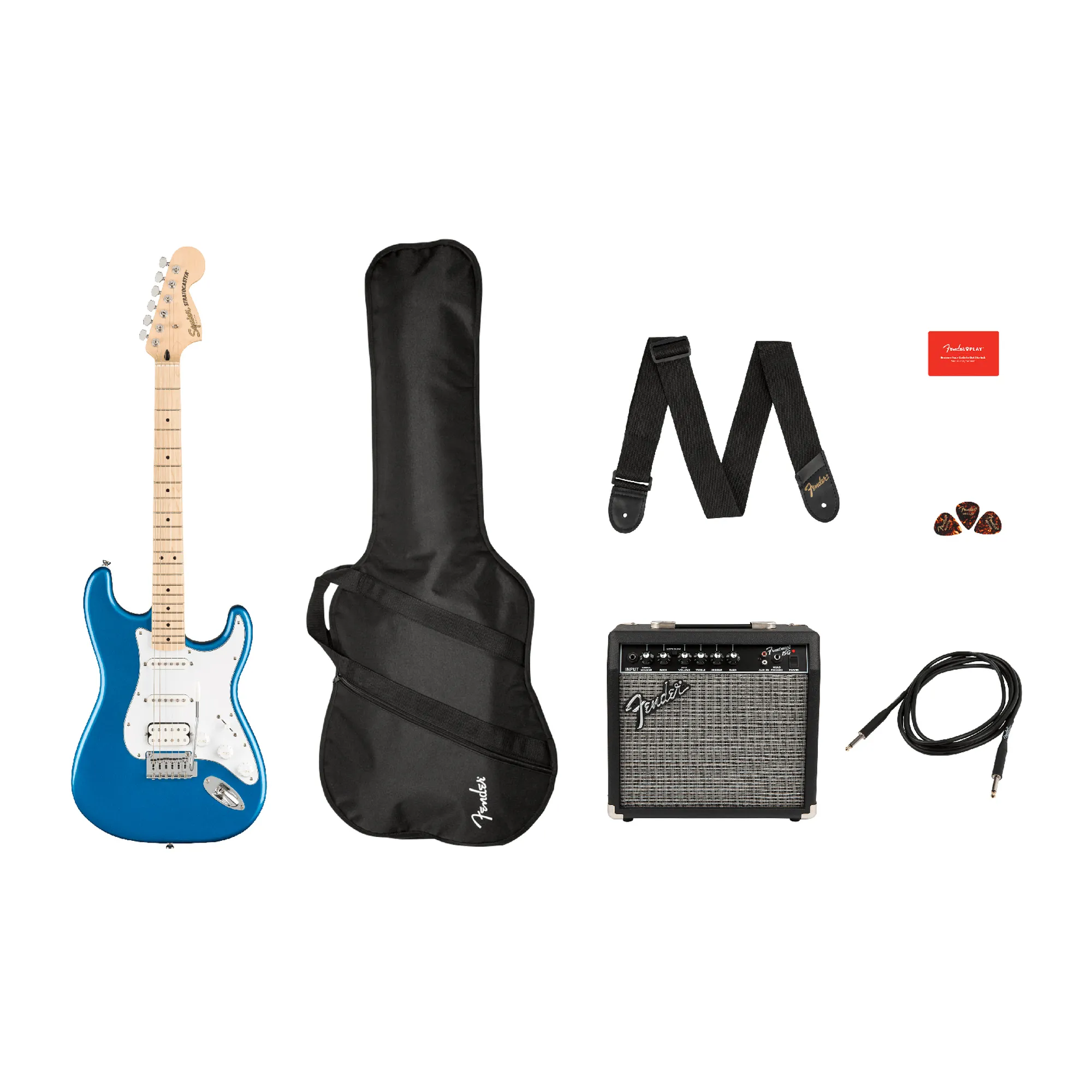 Fender Squier Affinity Strat HSS Pack - LPB