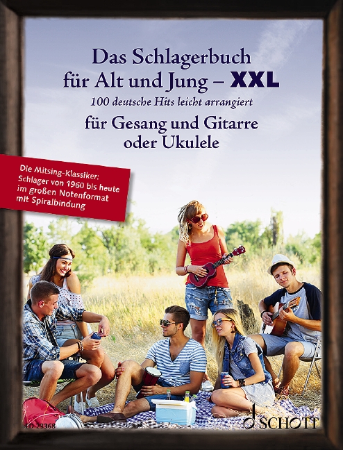 Vorderes Coverbild Das Schlagerbuch für Alt und Jung XXL für Gesang und Gitarre (Ukulele)