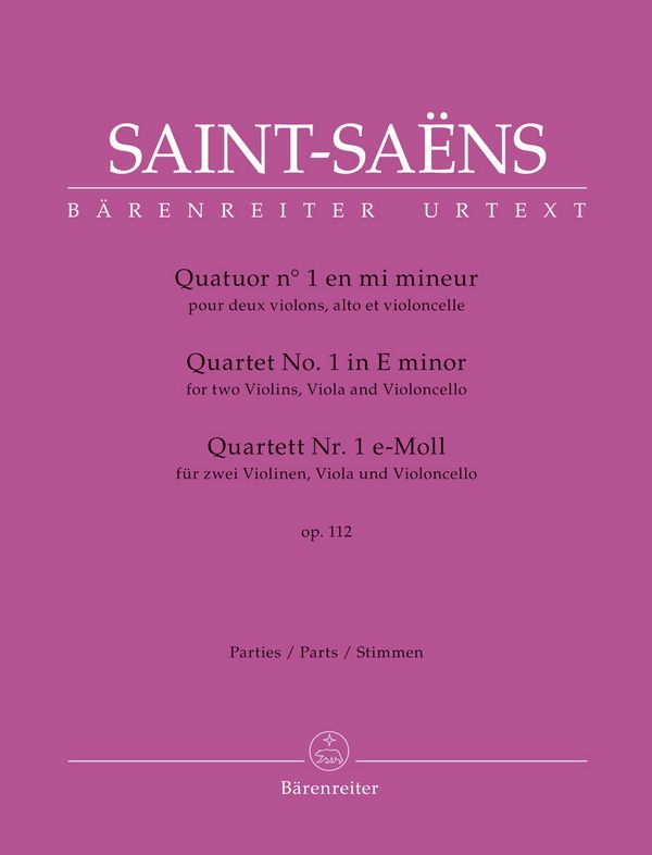 Quartett e-Moll Nr.1 op.112