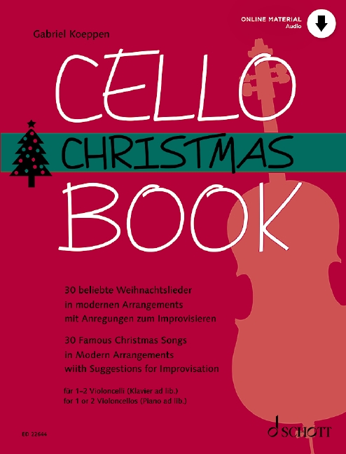 Vorderes Coverbild Cello Christmas Book