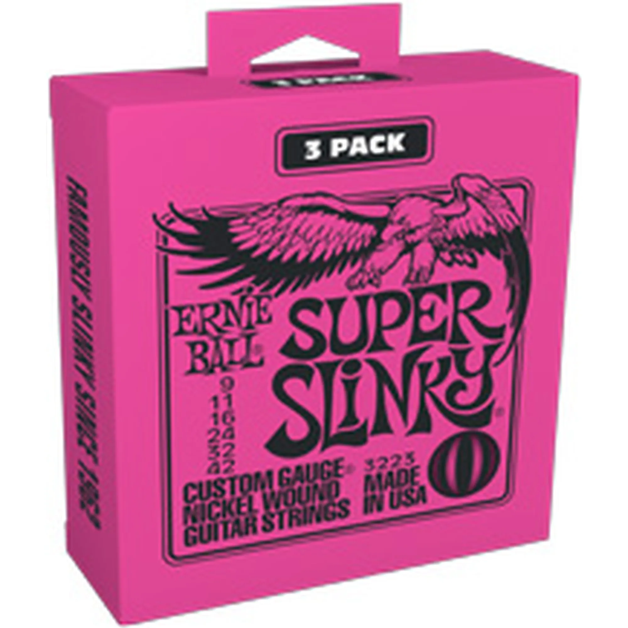 Ernie Ball EB3223 Super Slinky Nickel 3er Pack