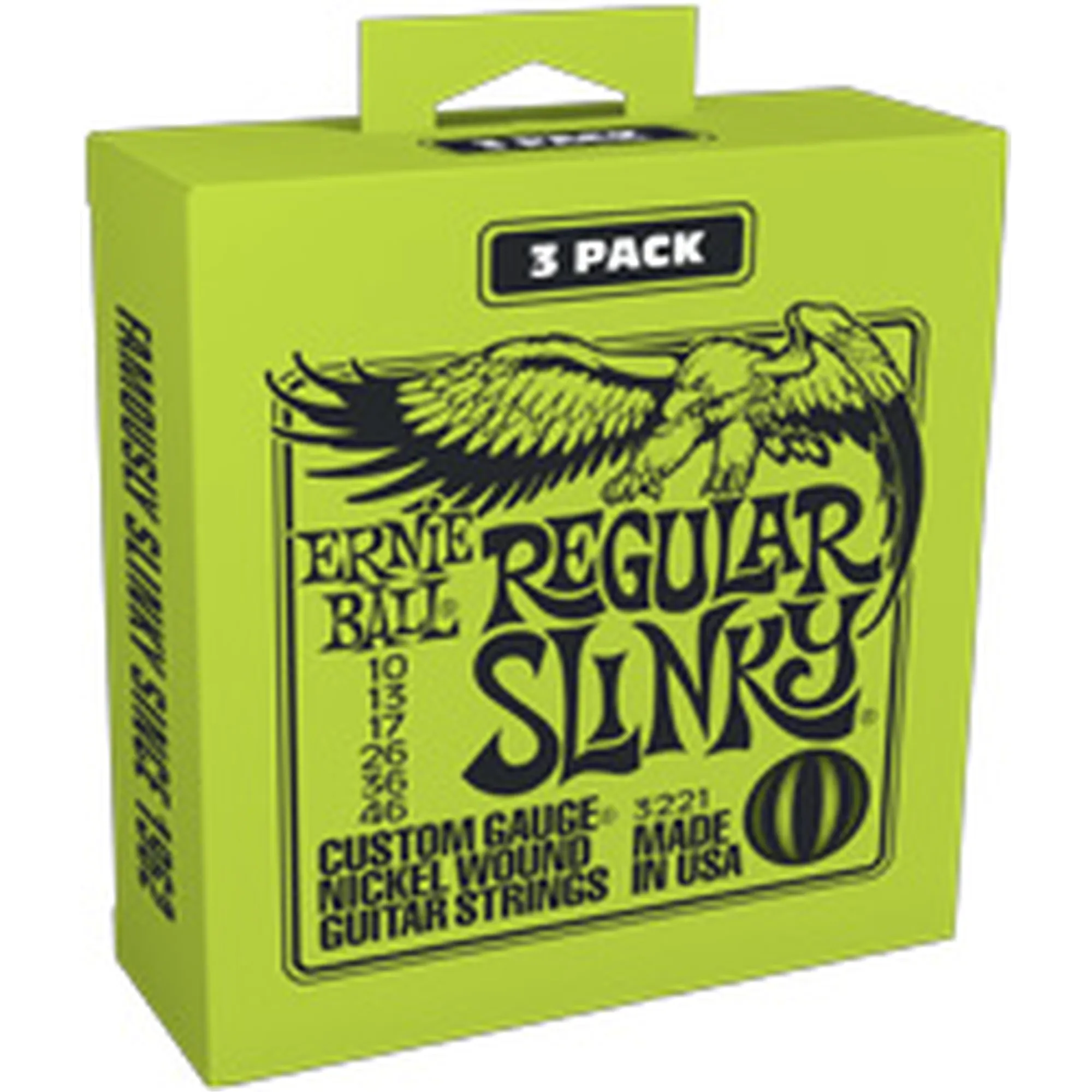 Ernie Ball EB3221 Regular Slinky Nickel 3er Pack