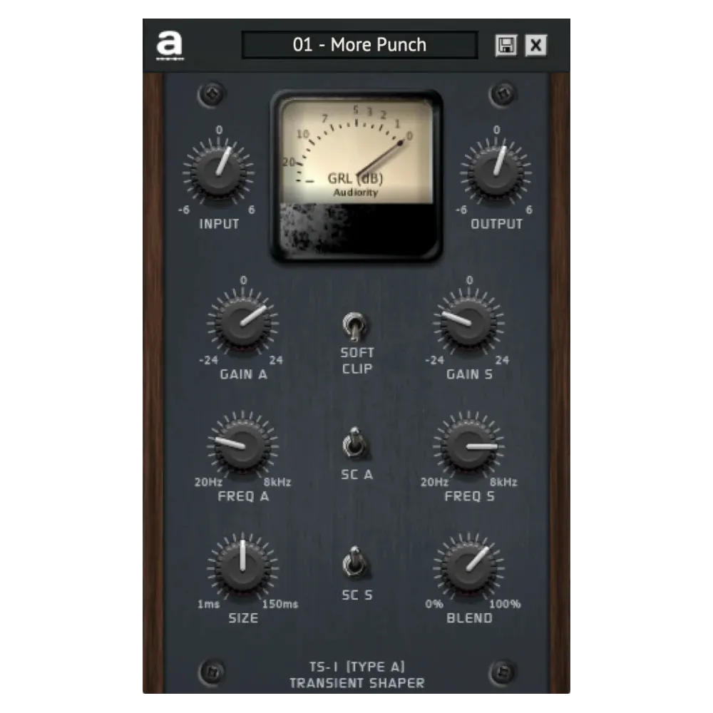 Audiority TS-1 Transient Shaper